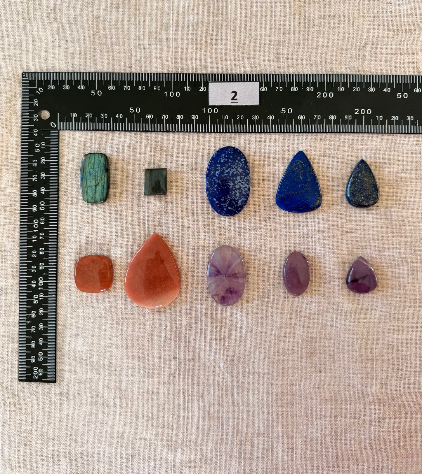 Lot de 10 pierres - N°2