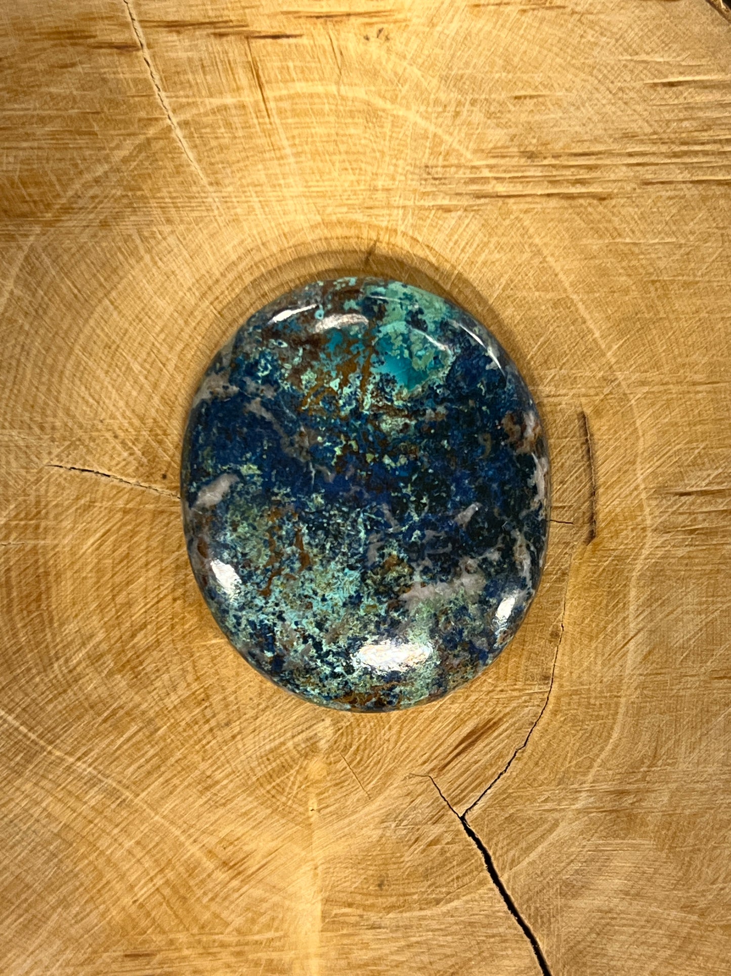 Azurite n°5 (3,4cm x 2,9cm)