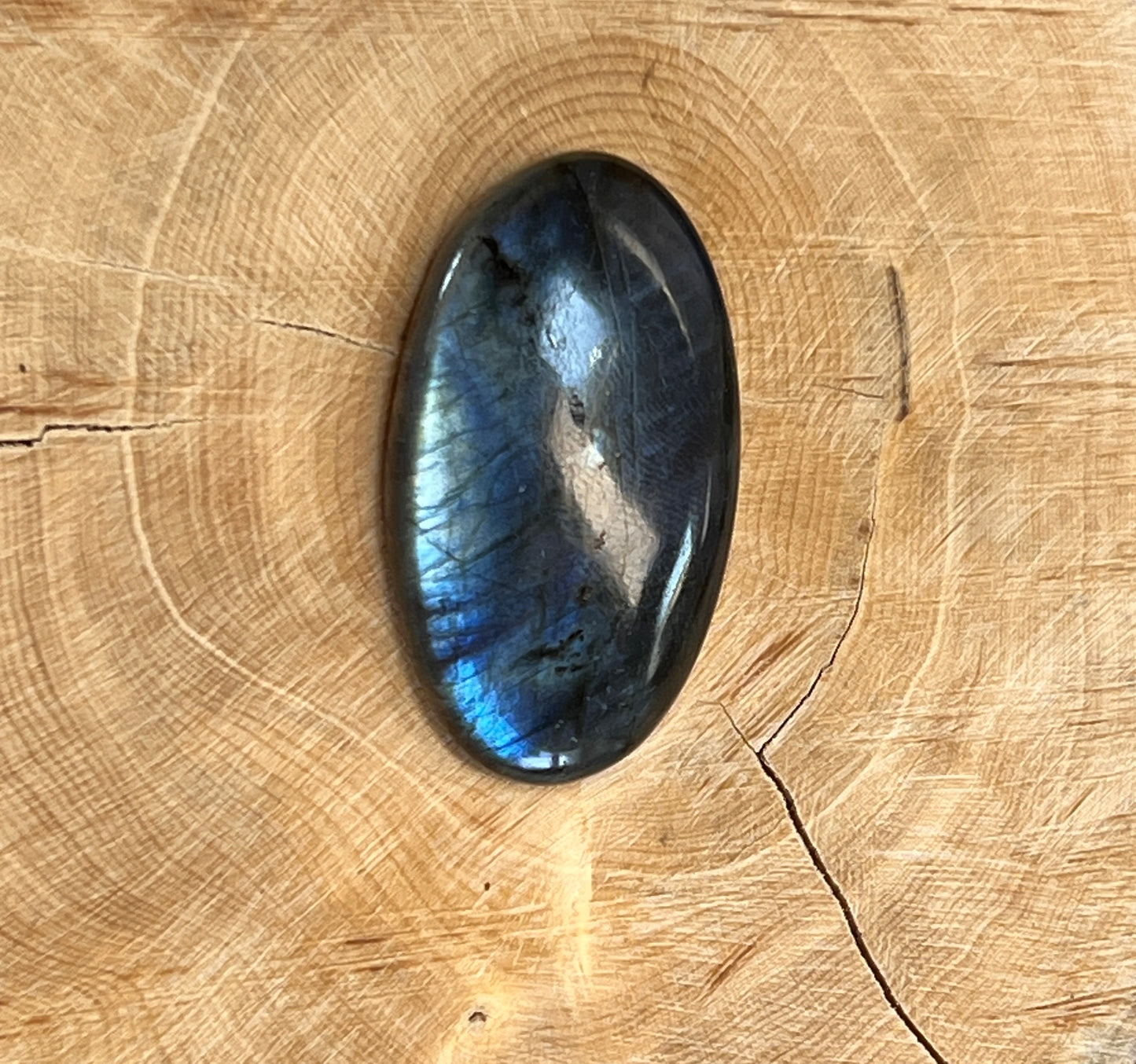 Labradorite Bleue n°3 (4,1cm x 2,1cm)