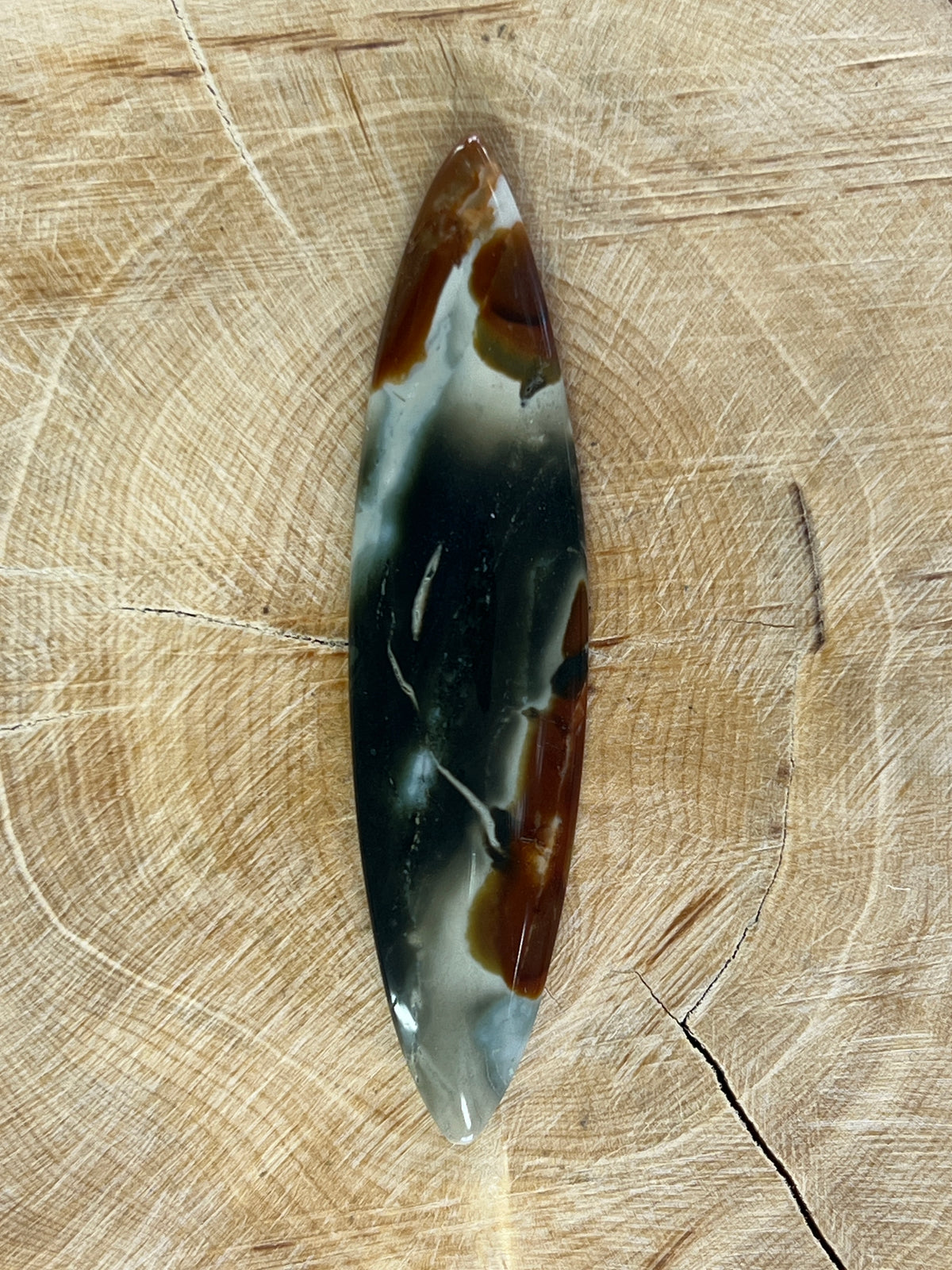 Jaspe Polychrome n°3 (6,1cm x 1,4cm)
