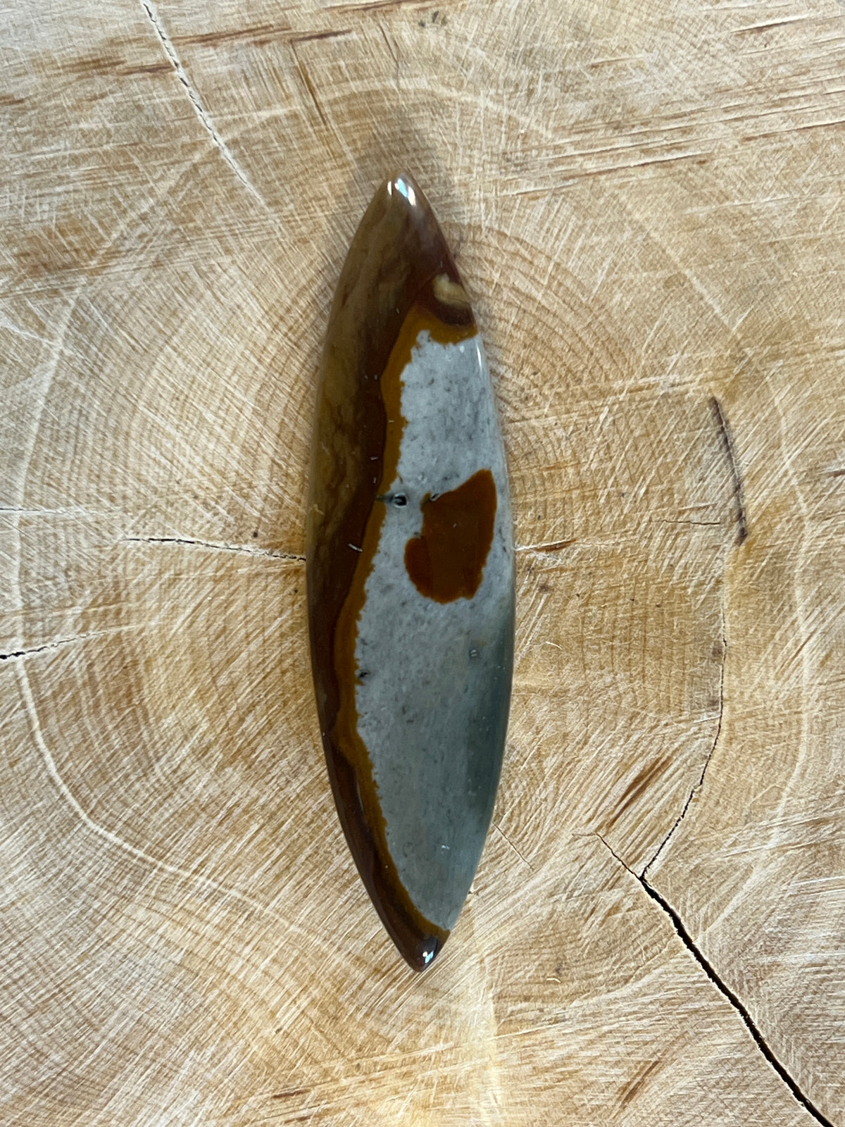 Jaspe Polychrome n°3 (5,5cm x 1,5cm)