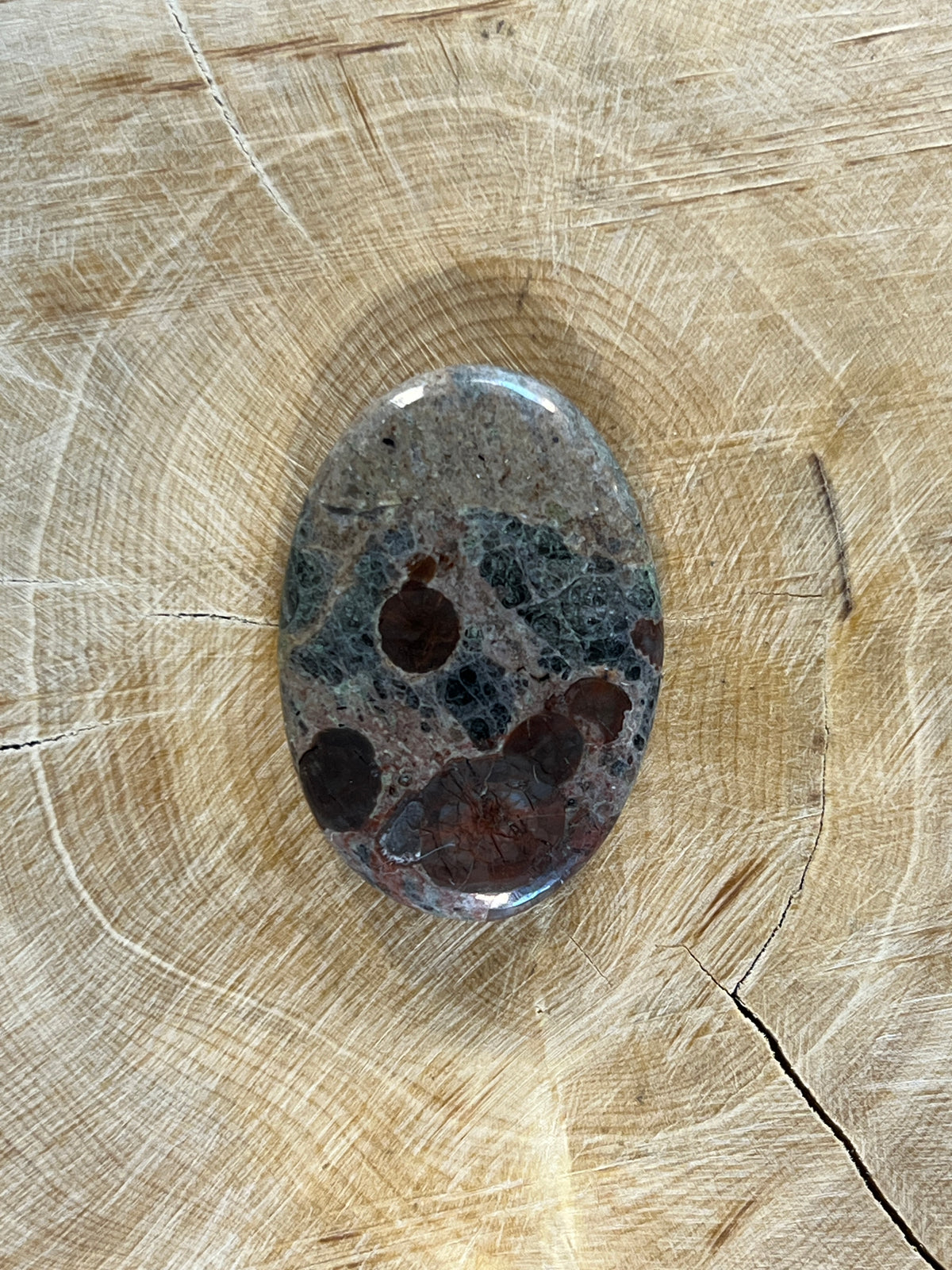 Obsidienne Peanut n°4 (3,3cm x 2,3cm)