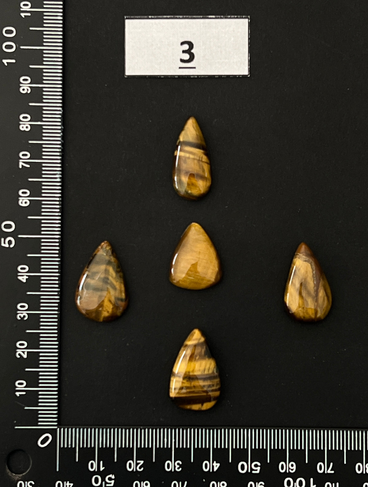 Lot de 5 Mini Oeil De Tigre : n°3