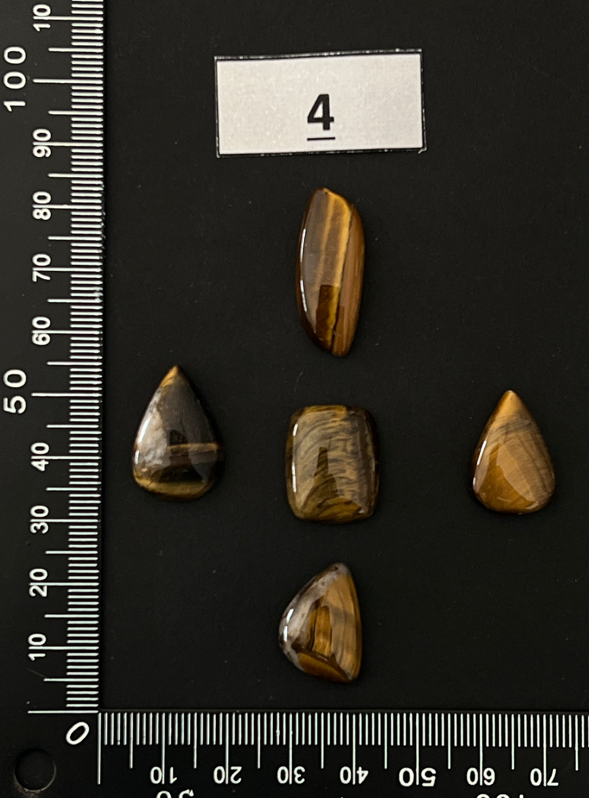 Lot de 5 Mini Oeil De Tigre : n°4