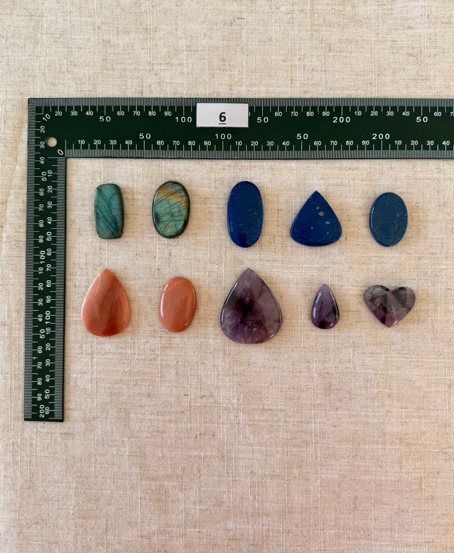 Lot de 10 pierres - N°6