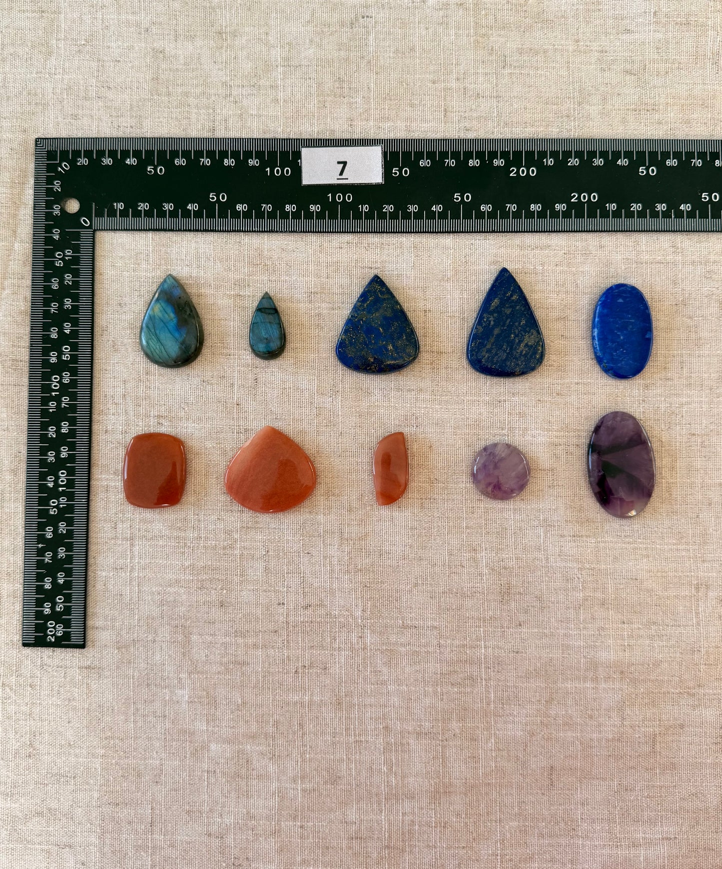 Lot de 10 pierres - N°7