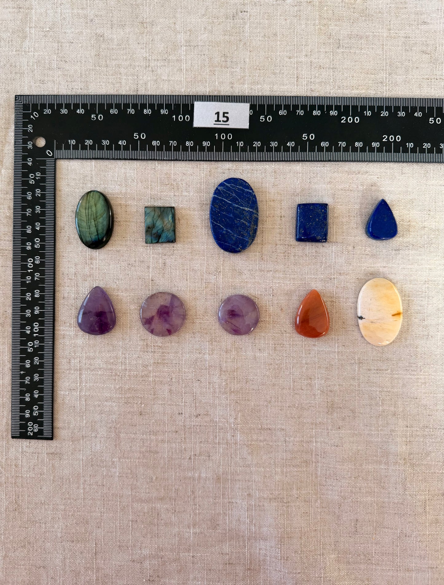 Lot de 10 pierres - N°15