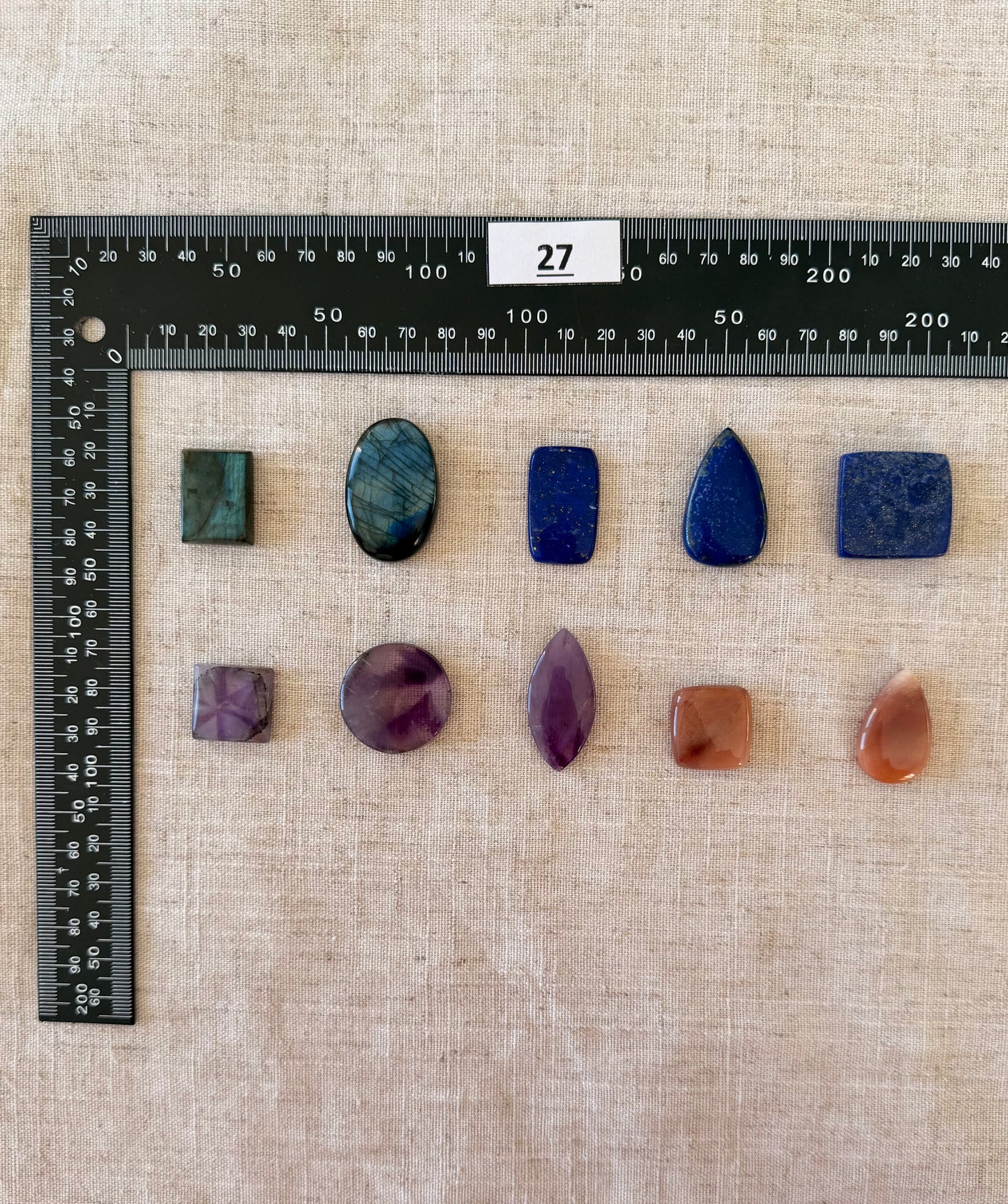 Lot de 10 pierres - N°27