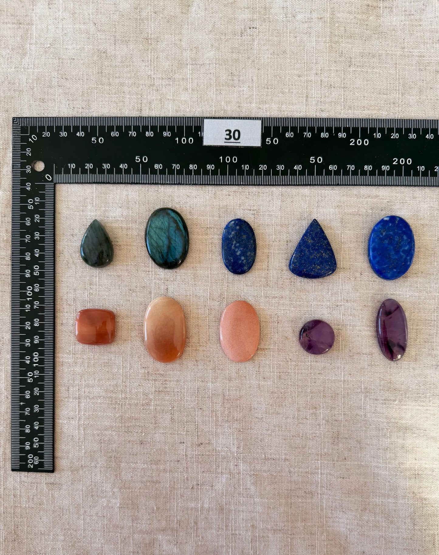 Lot de 10 pierres - N°30
