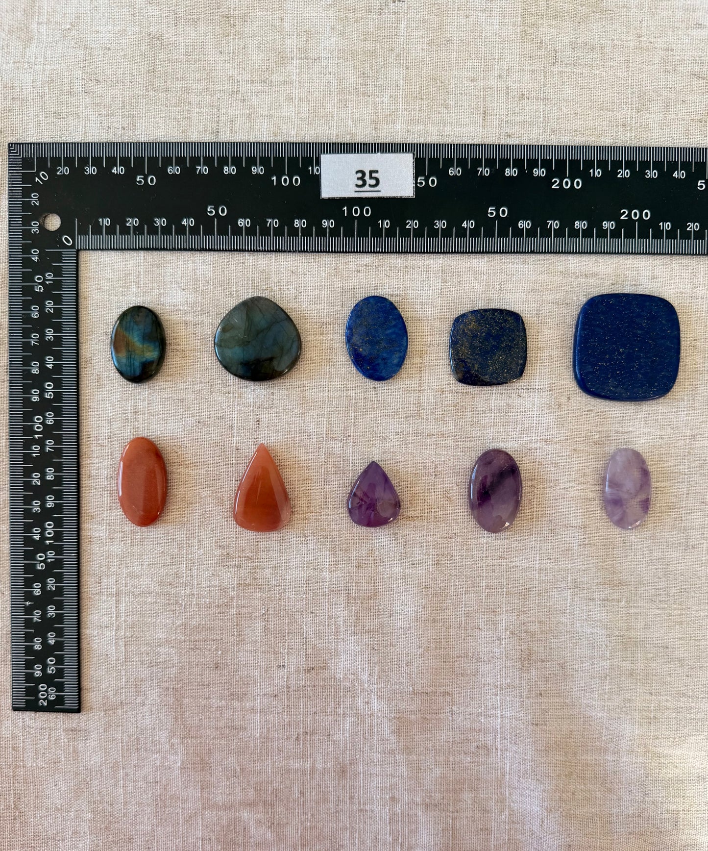 Lot de 10 pierres - N°35