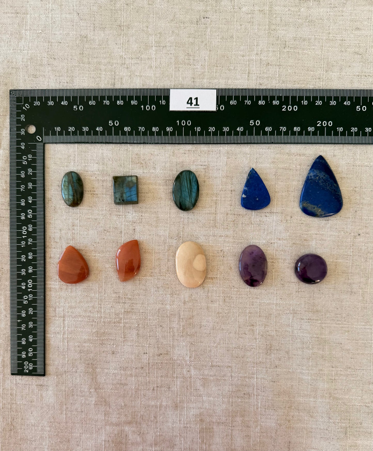Lot de 10 pierres - N°41