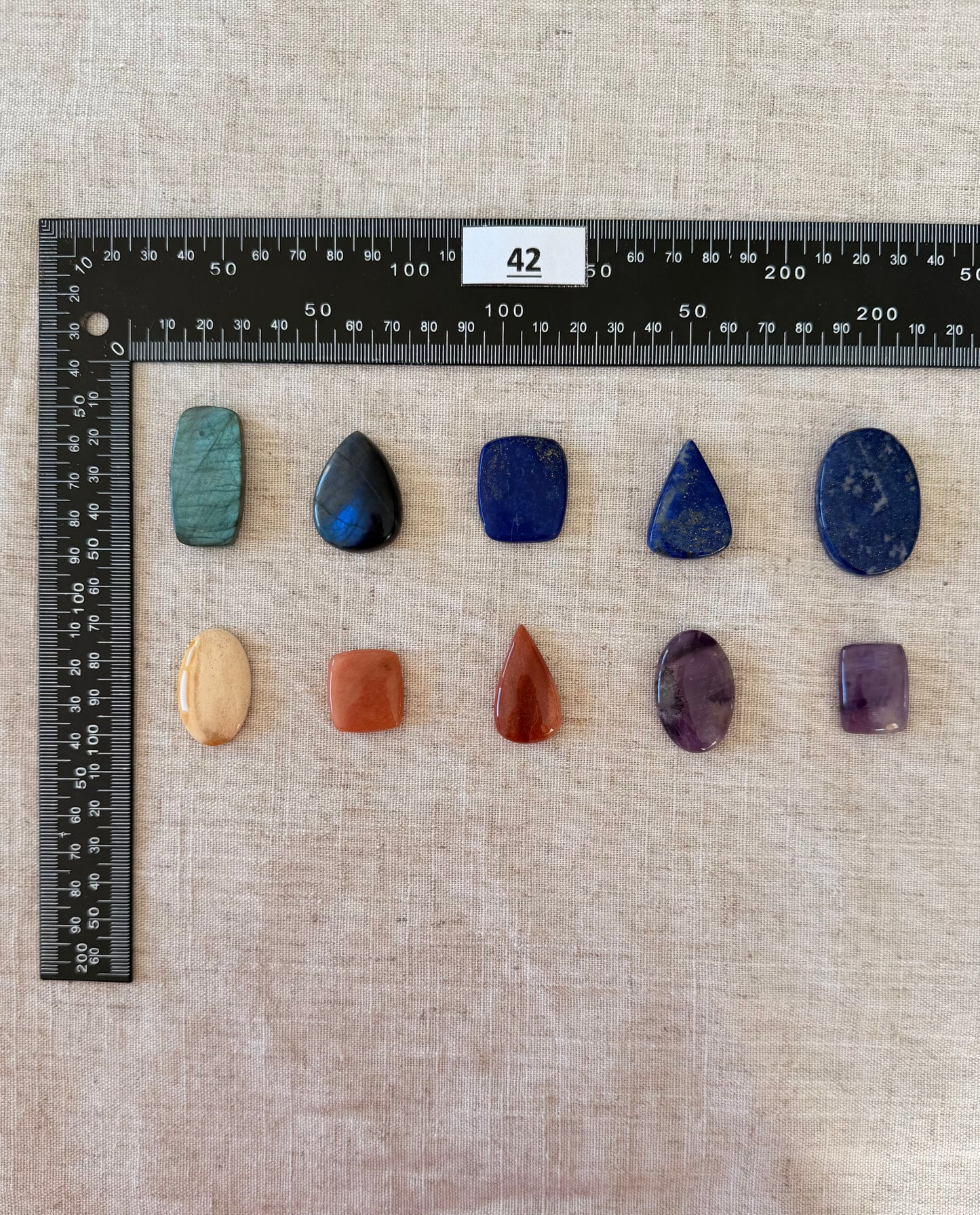 Lot de 10 pierres - N°42