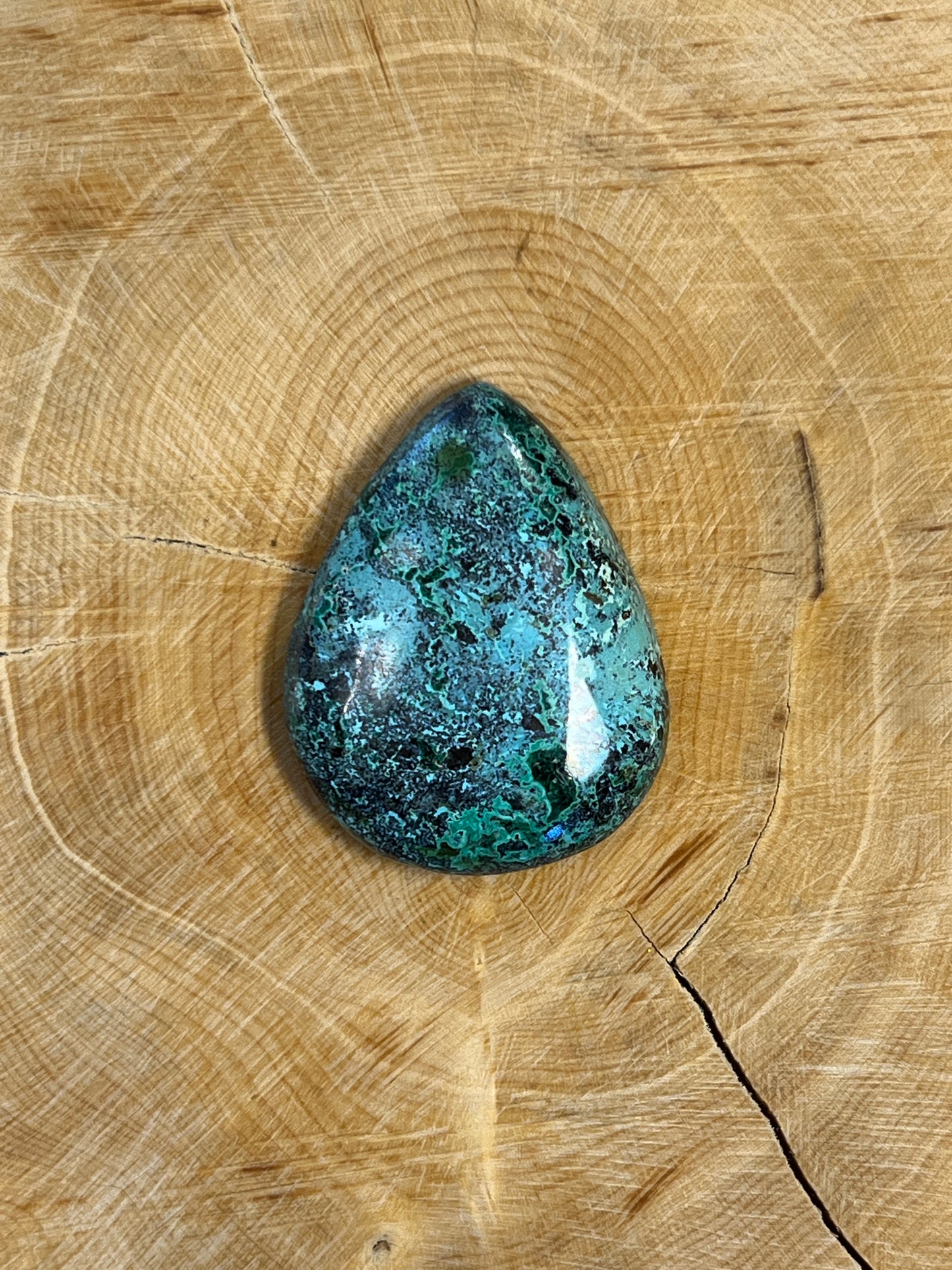 Chrysocolle n°3 (2,9 cm x 2,3 cm)