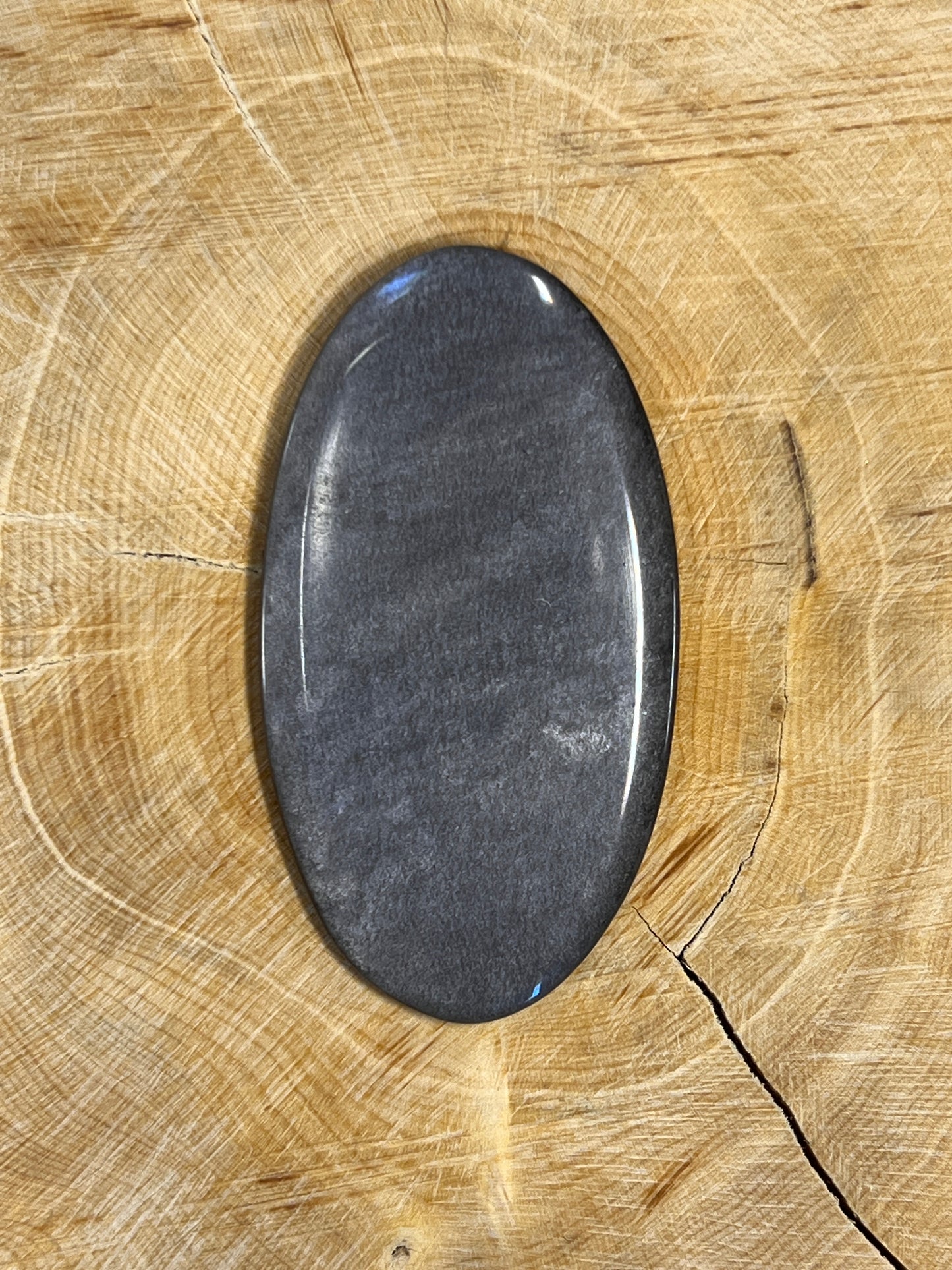 Obsidienne Argenté n°3 (4,7cm x 2,5cm)