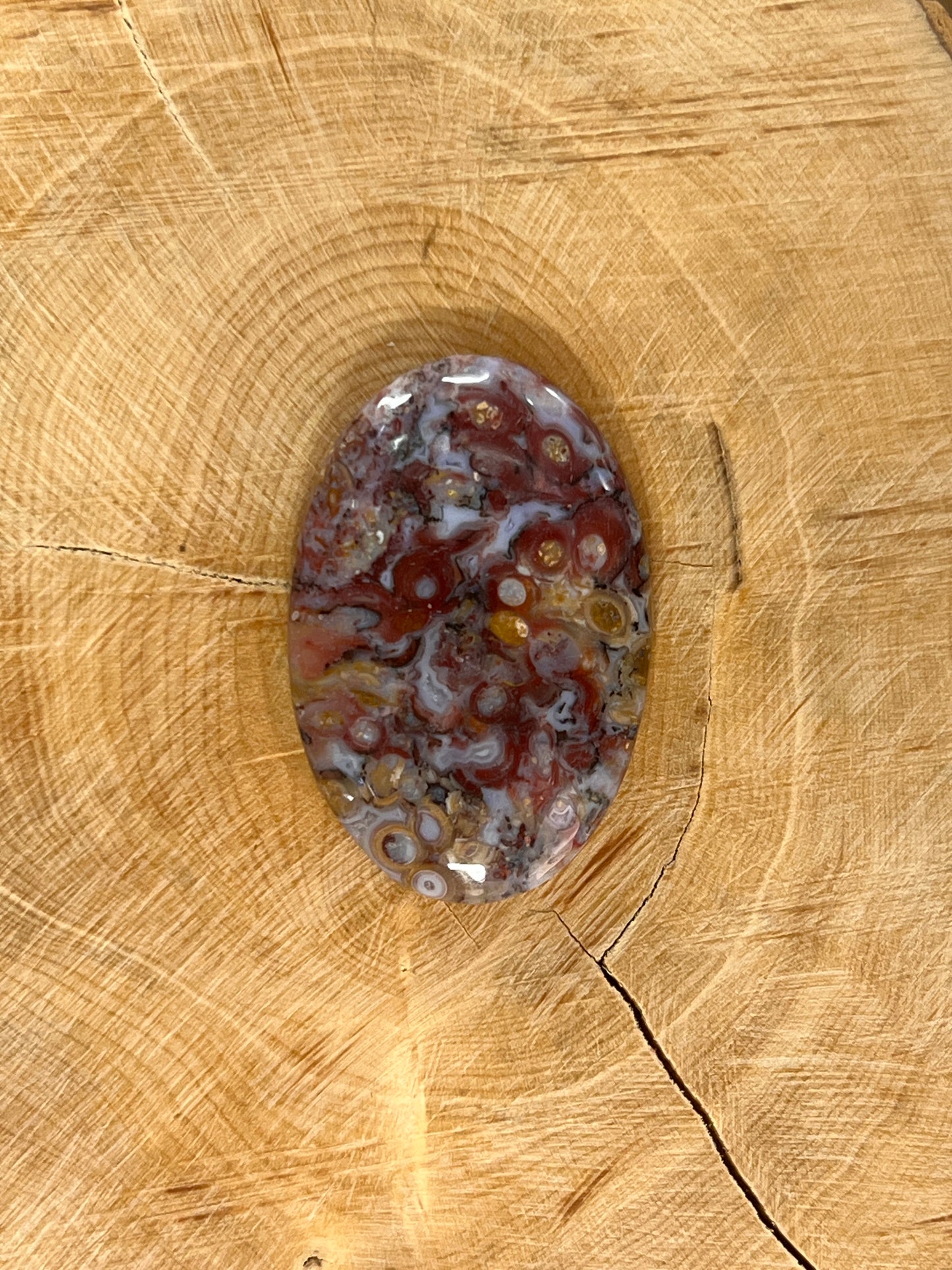 Agate Plume n°1 (3,3cm x 2,2cm)
