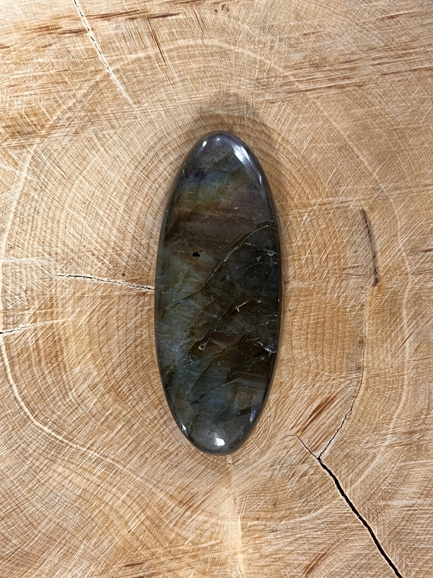 Labradorite n°5 (4,3cm x 1,6cm)