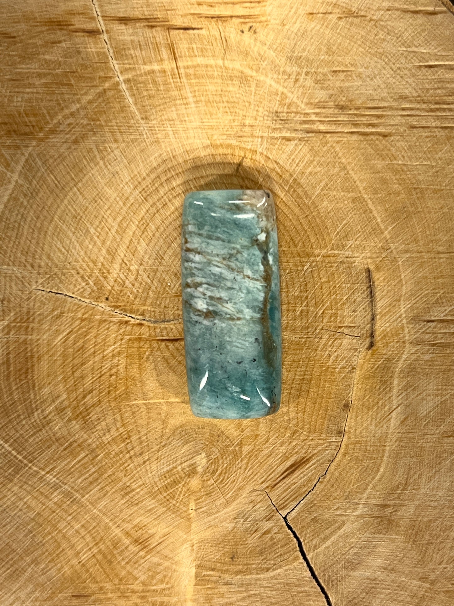 Amazonite n°5 (2,9cm x 1,3cm)