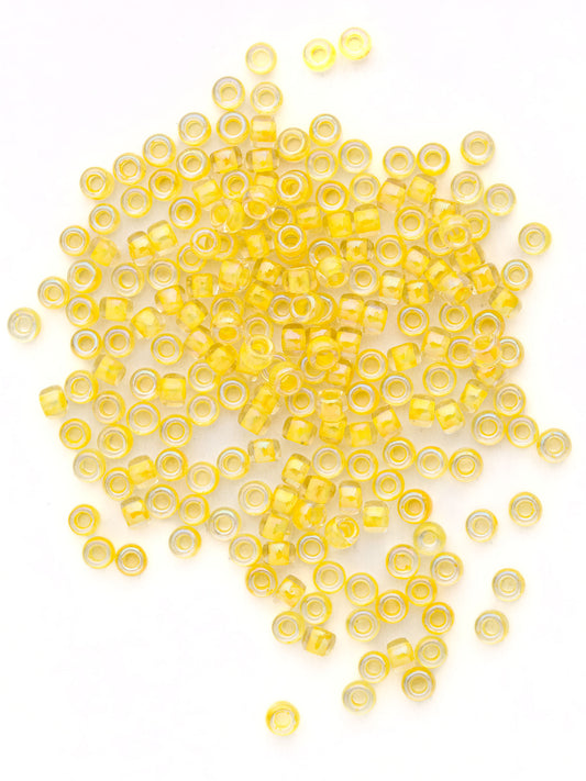 Perles de rocailles - Jaune