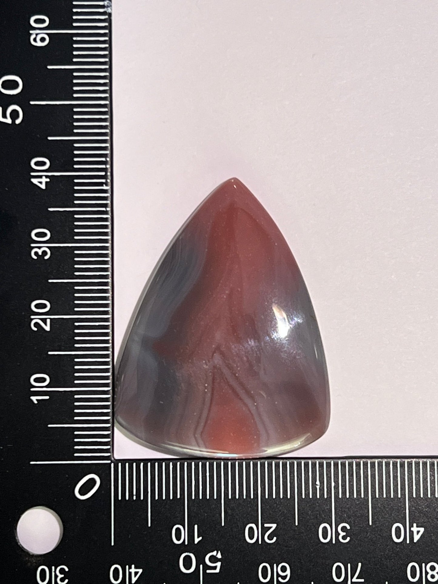 Agate Botswana n°4 (3,9 cm x 2,98 cm) - Solyluna Macramé