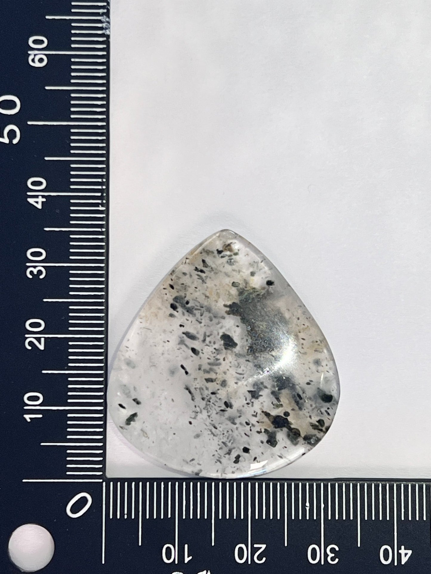 Agate Dendritique n°2 (3,5cm x 3,3cm) - Solyluna Macramé