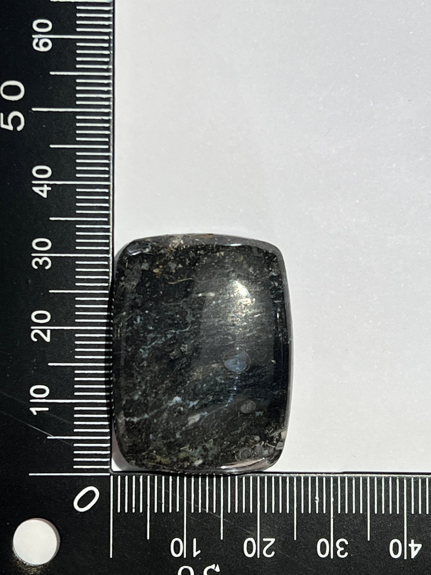 Agate Fossile Turitelle n°1 (3,2cm x 2,5cm) - Solyluna Macramé