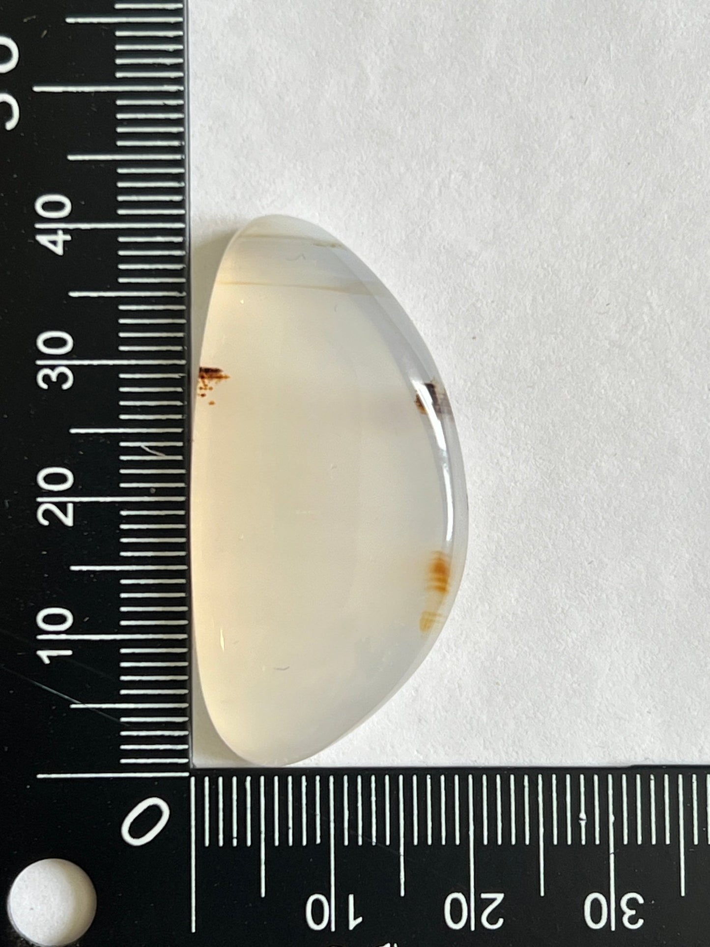 Agate Montana n°2 (4,1cm x 1,9cm) - Solyluna Macramé