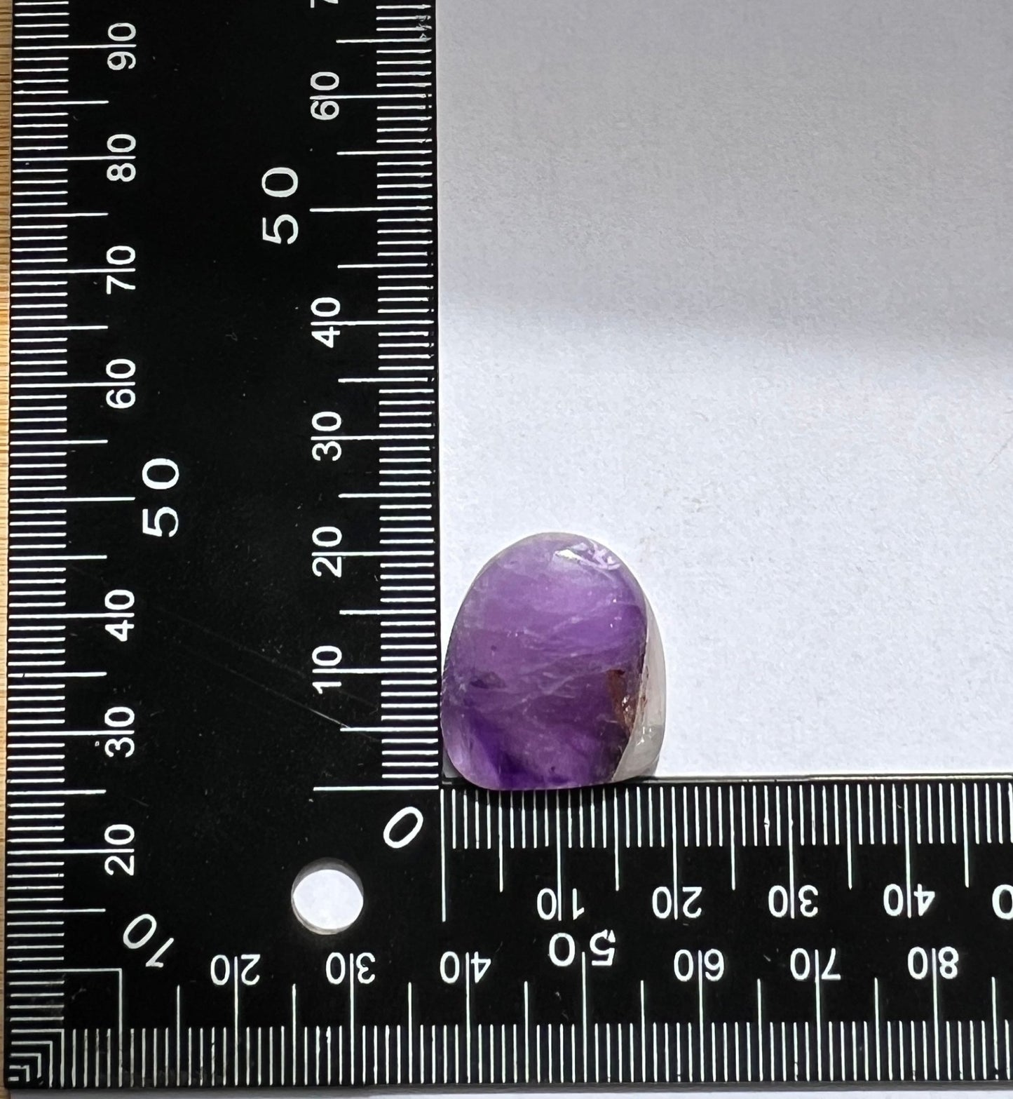 Améthyste n°5 (2cm x 1,9cm) - Solyluna Macramé