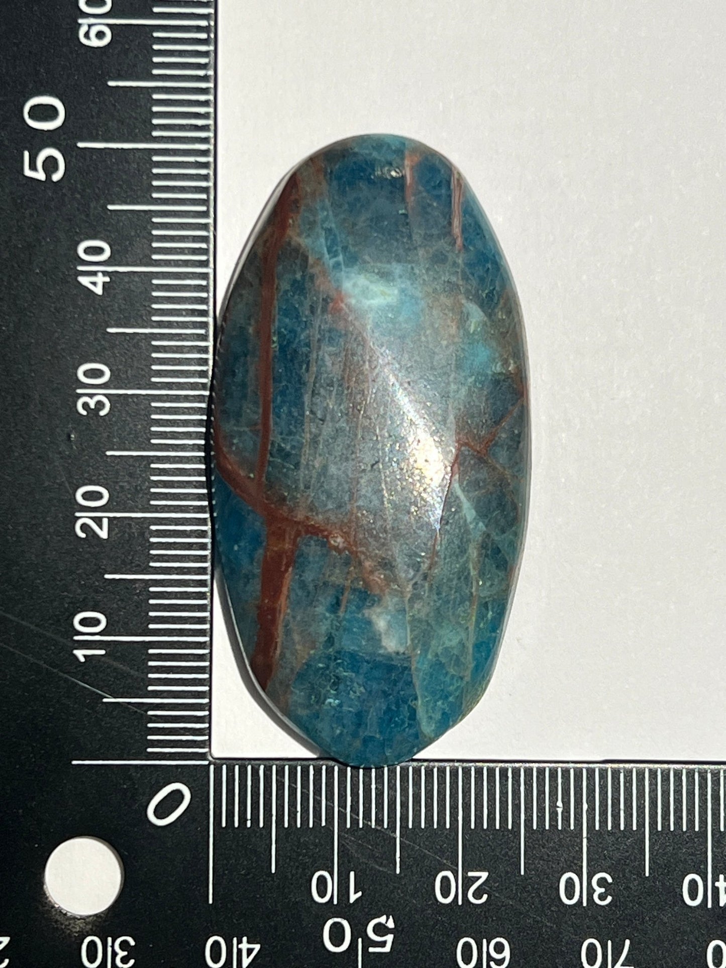 Apatite n°3 (5,1cm x 2,5cm) - Solyluna Macramé