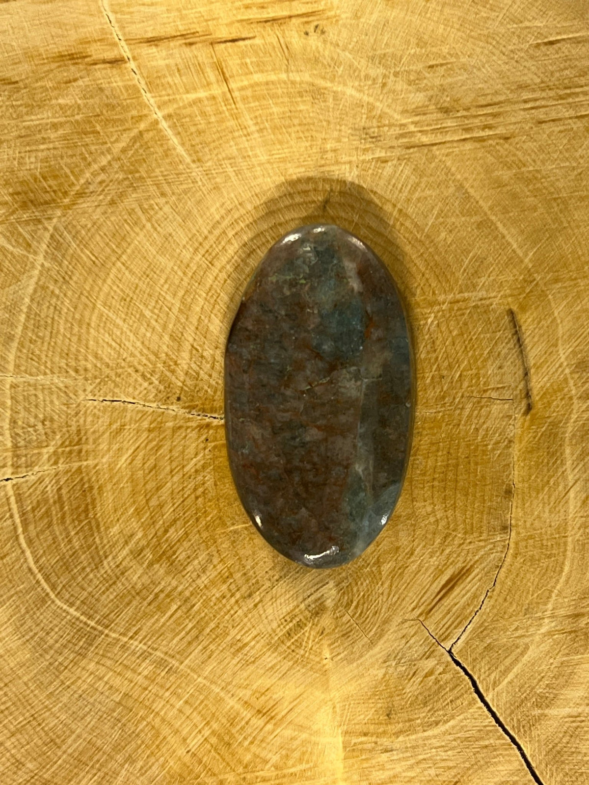 Apatite n°5 (3,3cm x 1,9cm) - Solyluna Macramé
