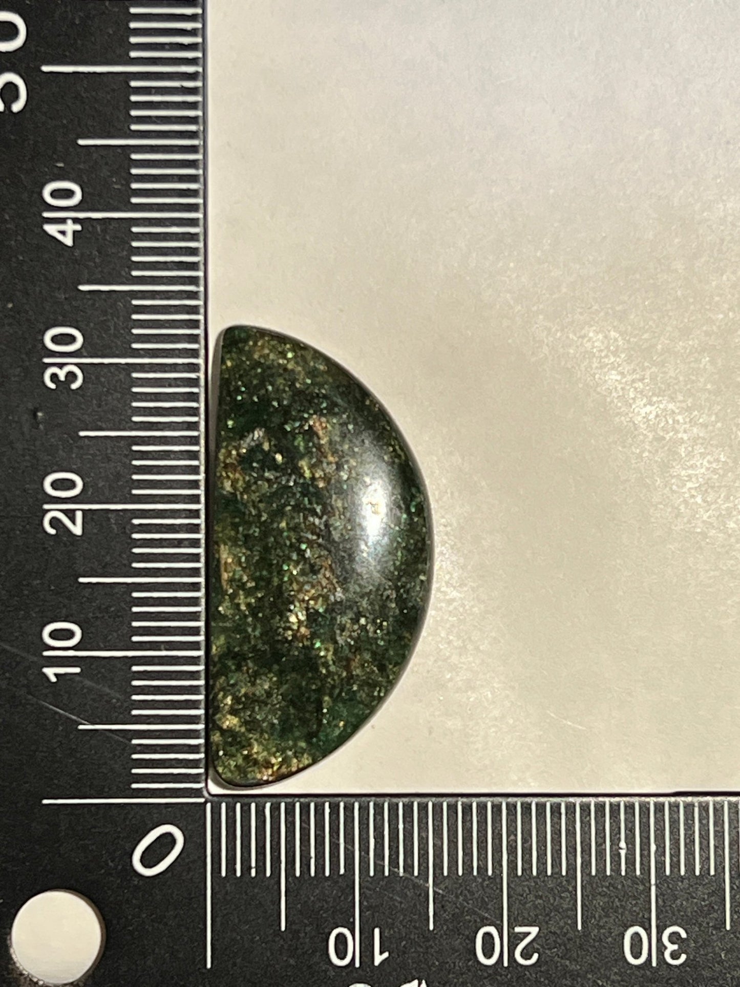 Aventurine Verte n°4 (3,3cm x 1,5cm) - Solyluna Macramé