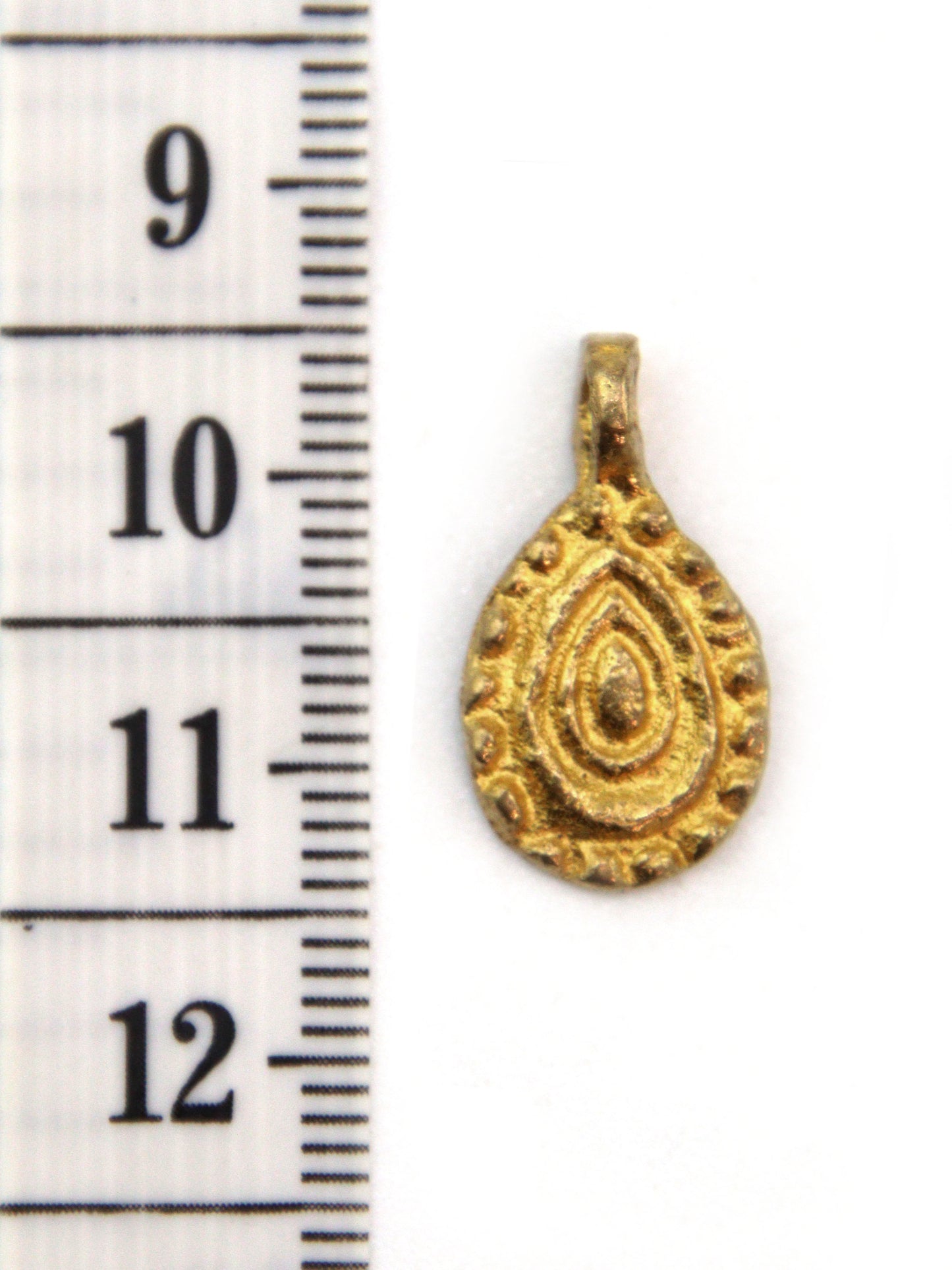 Charm grosse goutte indien laiton 20 mm