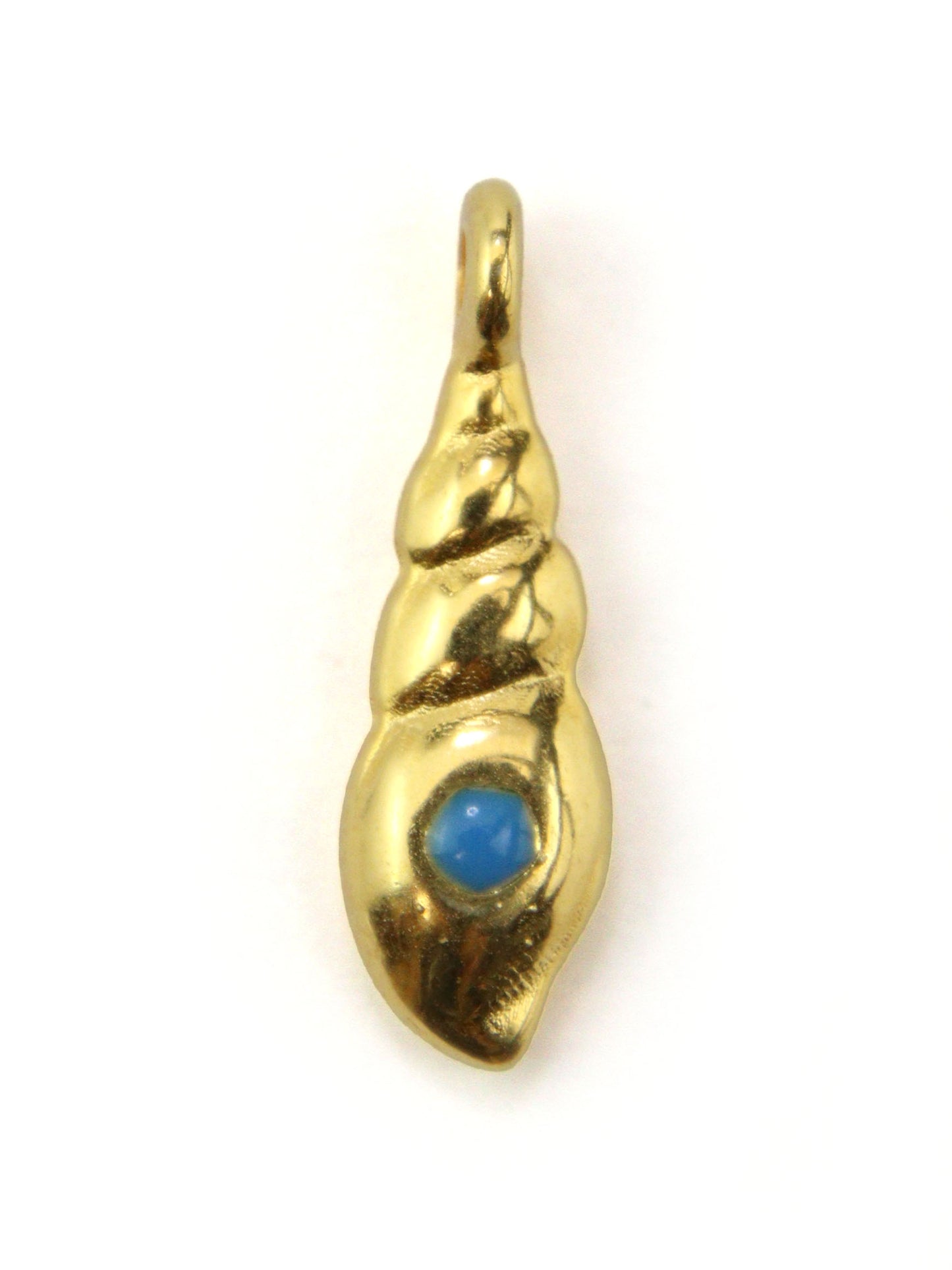 Charm long coquillage zamak 15 mm