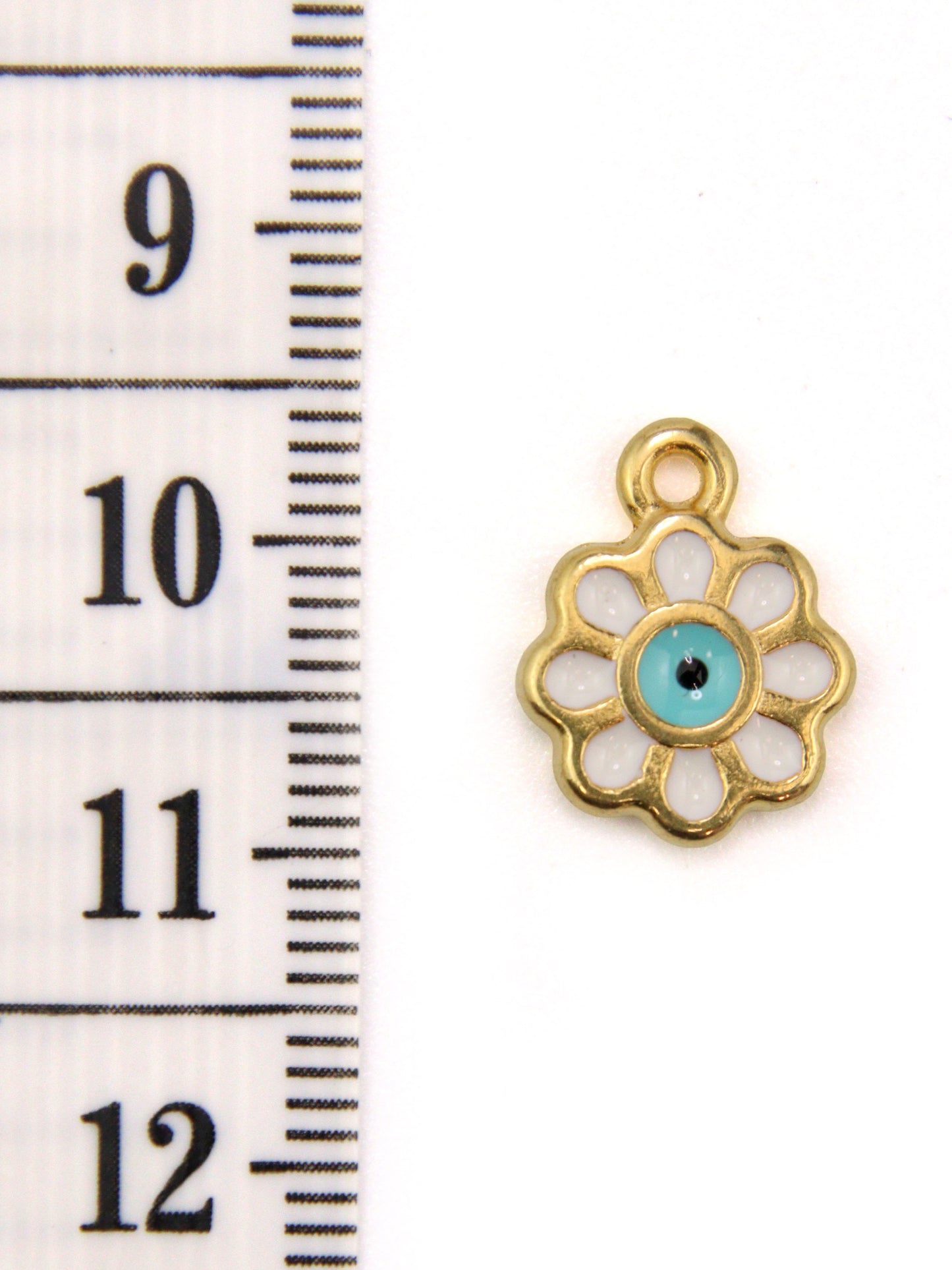 Pendentif marguerite zamak 11 mm