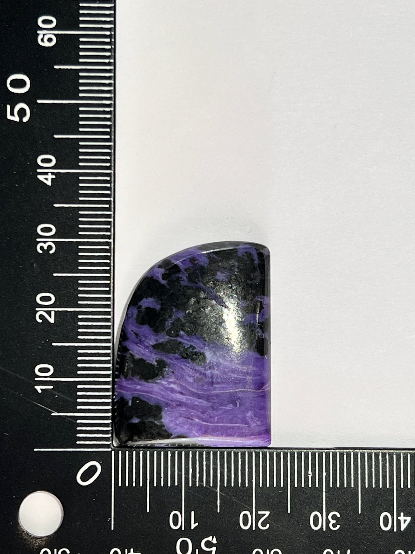 Charoïte n°4 (3cm x 2,2cm) - Solyluna Macramé