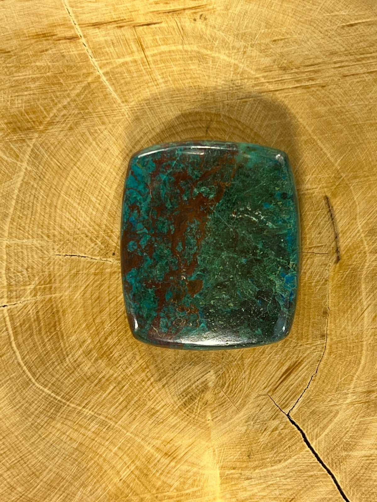 Chrysocolle n°4 (3,1cm x 2,6cm) - Solyluna Macramé