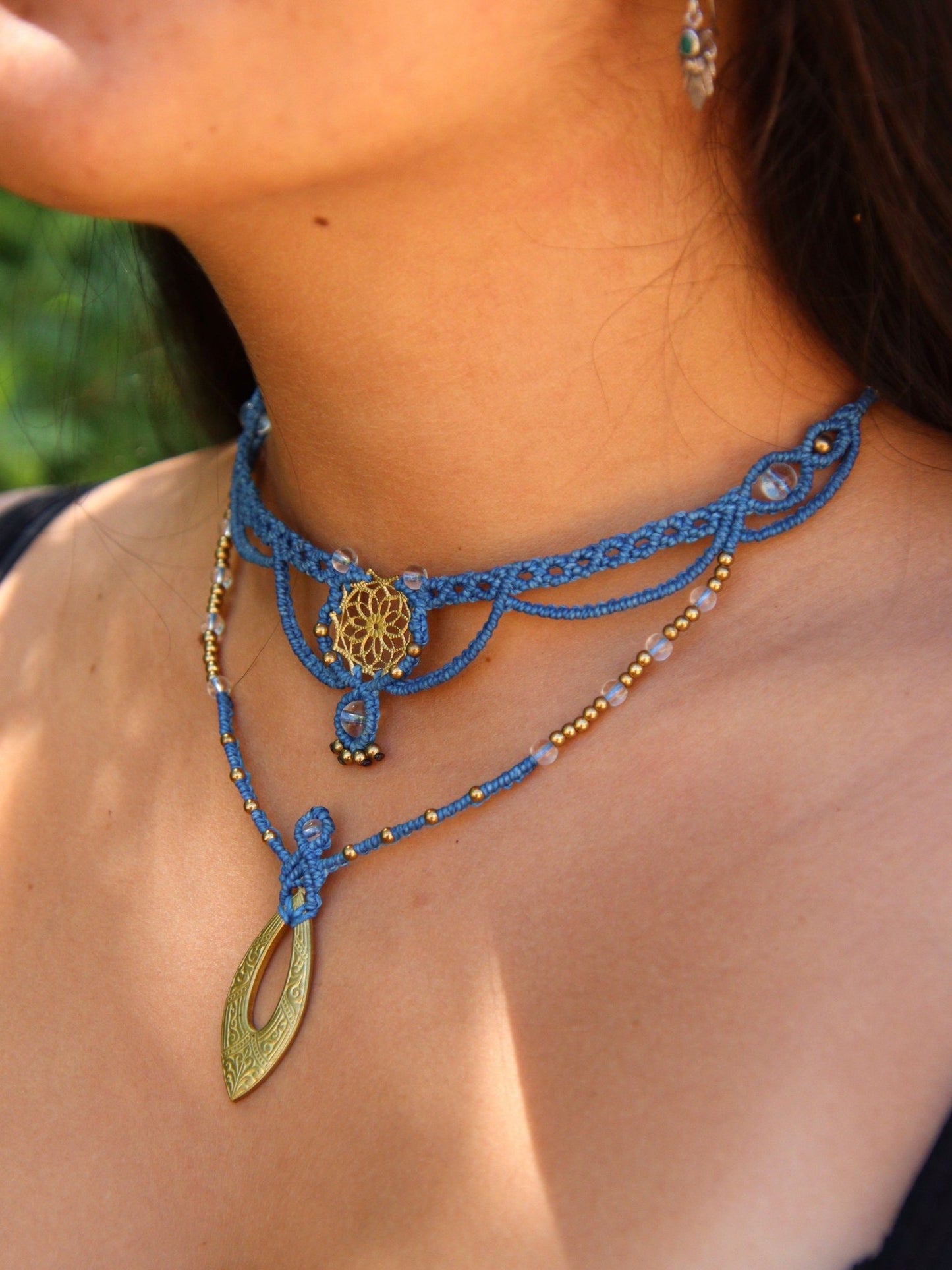 Collier Chaïna - Solyluna Macramé