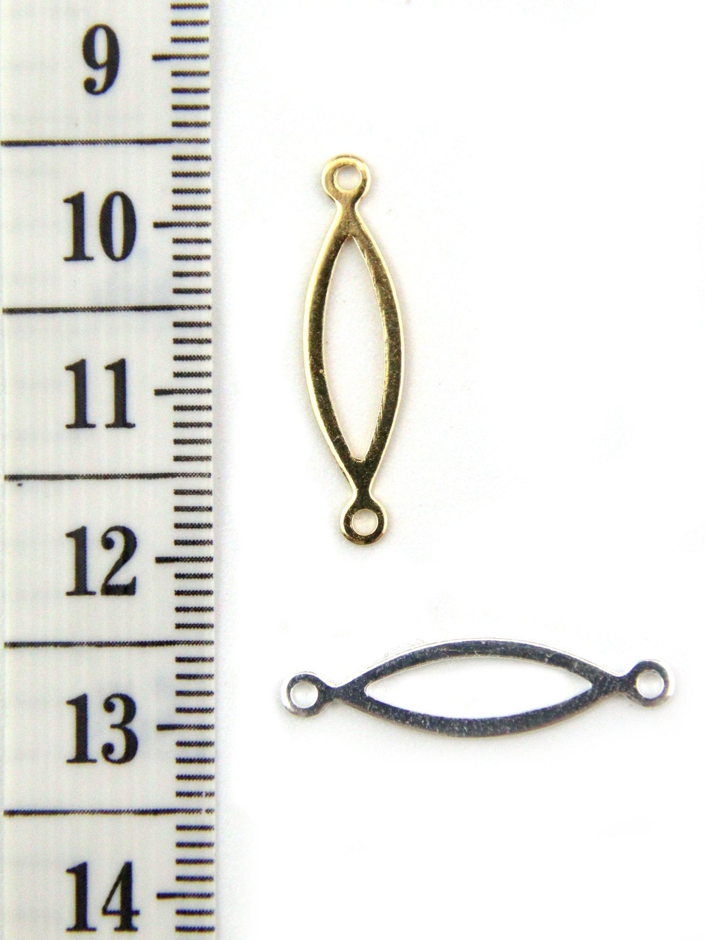 Connecteur navette ajouré 22 mm - Solyluna Macramé
