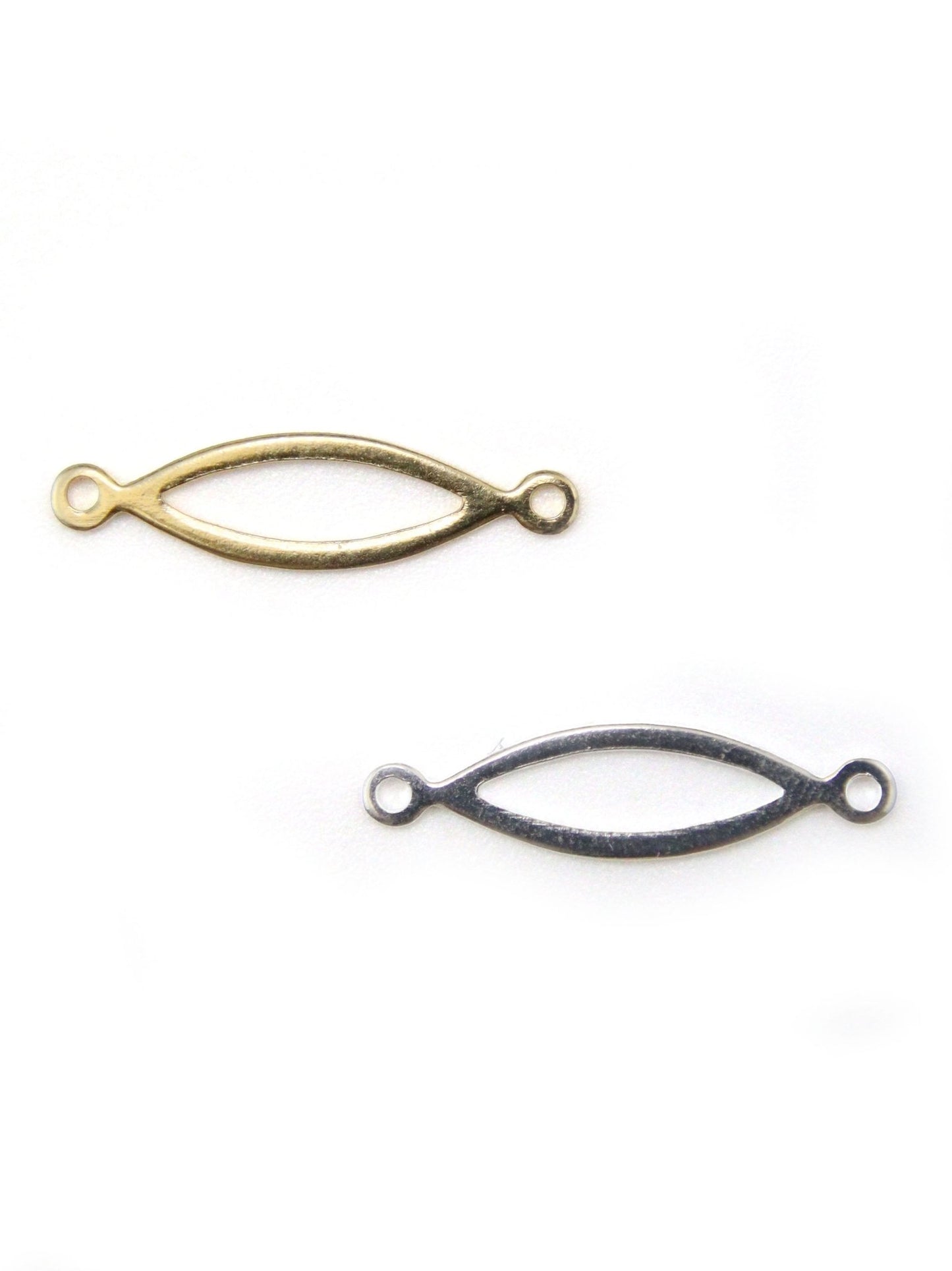 Connecteur navette ajouré 22 mm - Solyluna Macramé