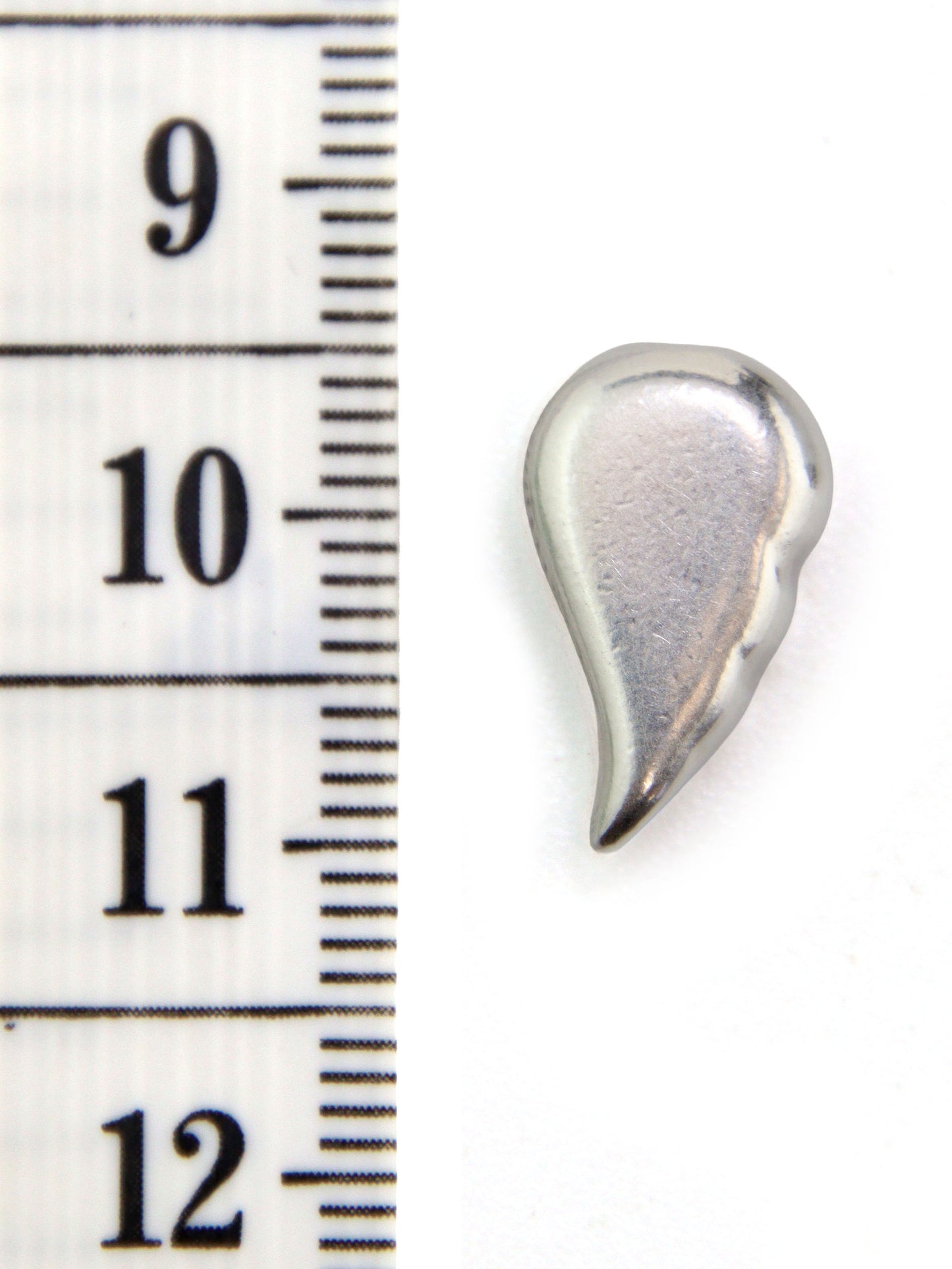Charm goutte argent 15 mm