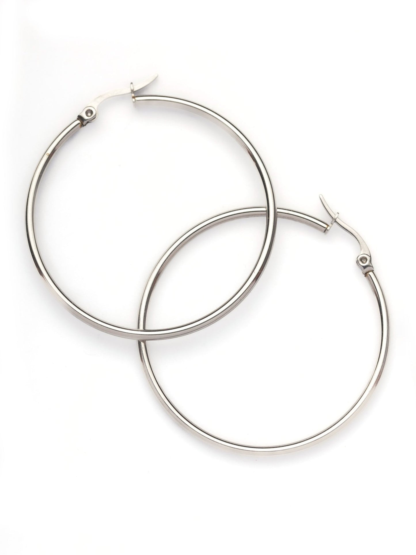 Créoles en acier inoxydable - Solyluna Macramé