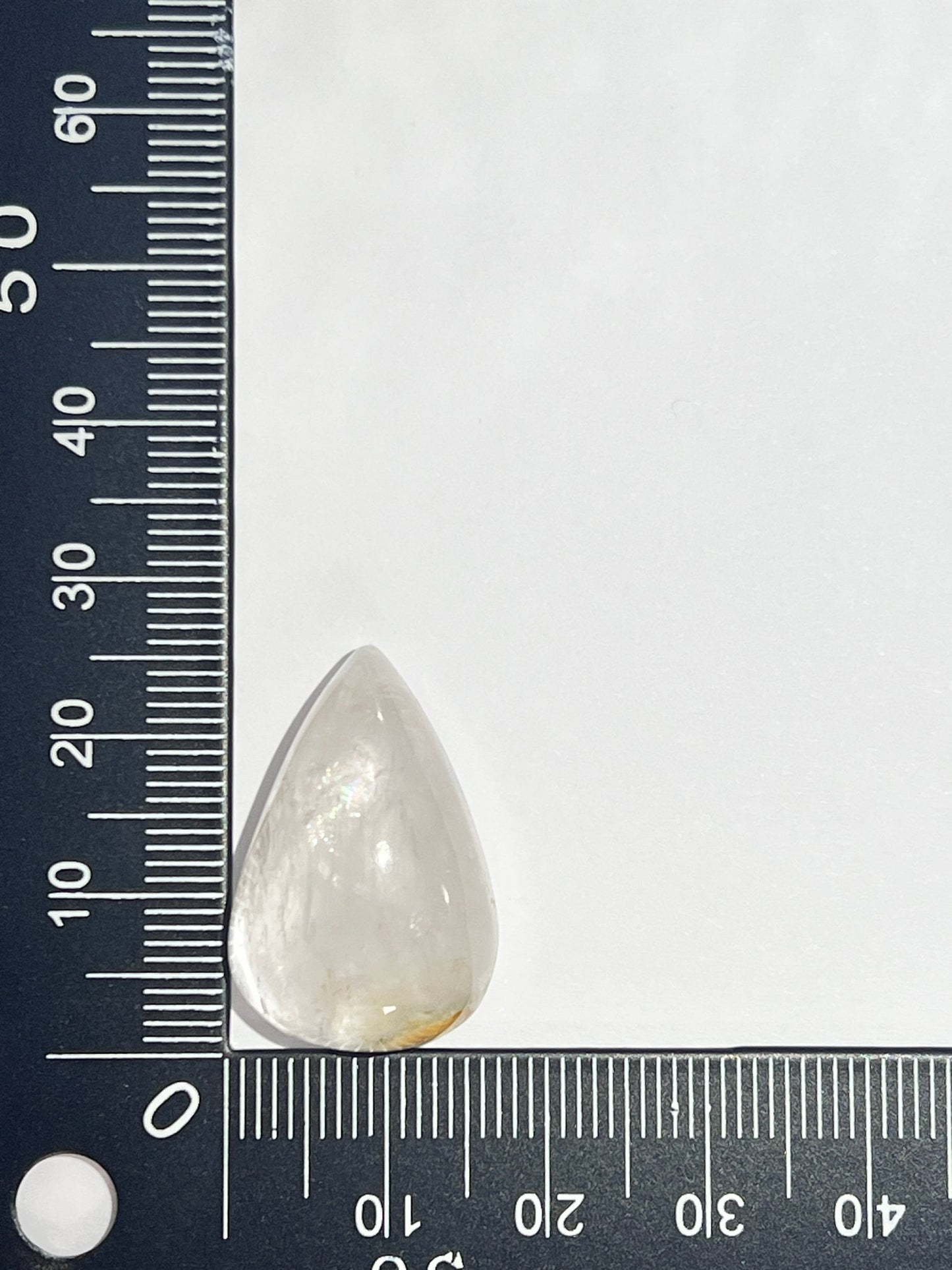 Crystal de Roche n°1 (2,6cm x 1,7cm) - Solyluna Macramé