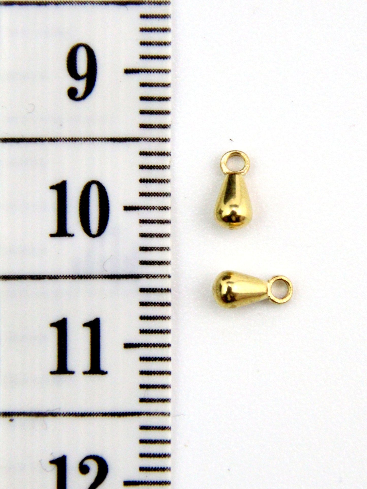 Gouttes laiton 4 mm - Solyluna Macramé