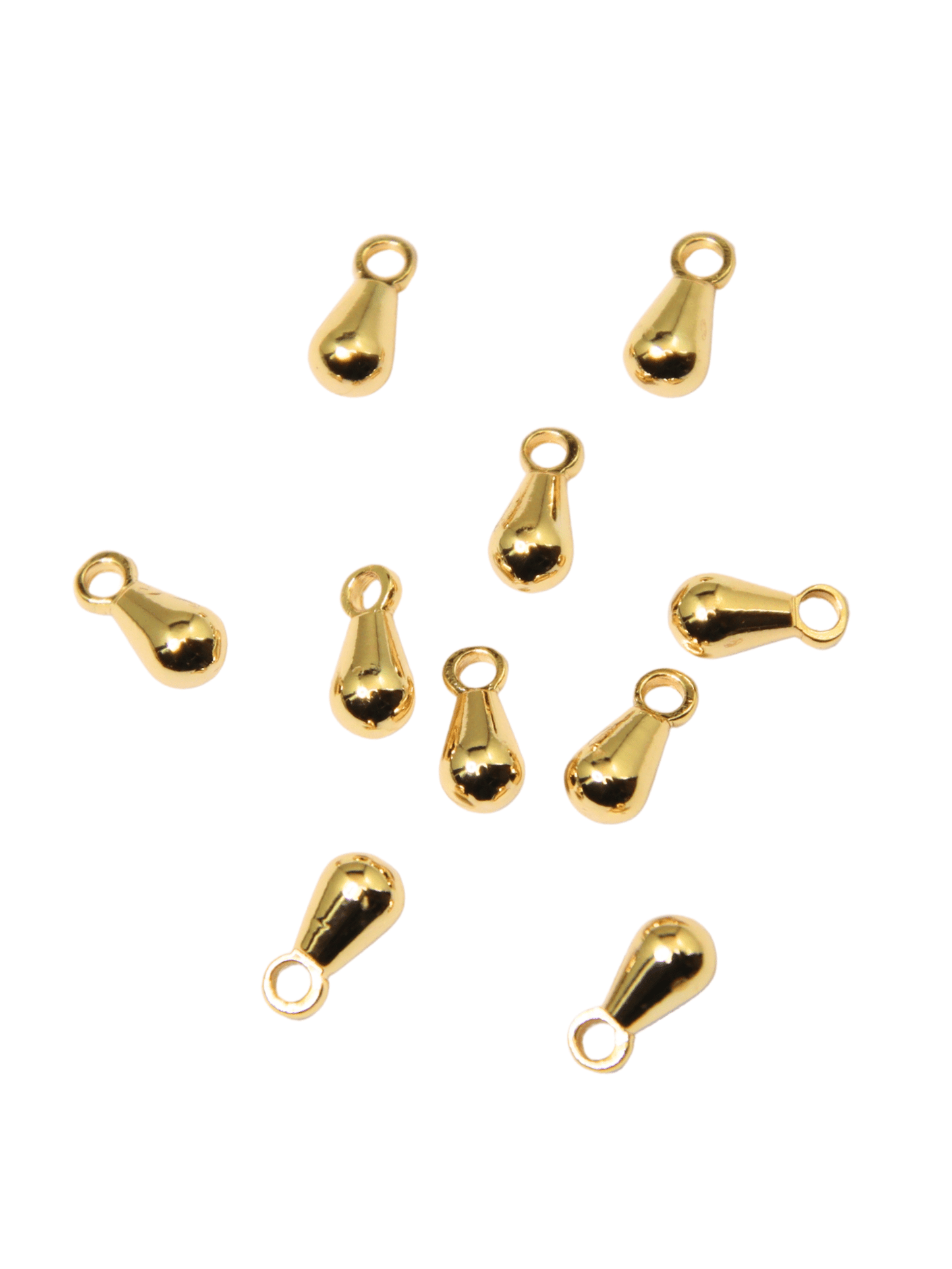 Gouttes laiton 4 mm - Solyluna Macramé