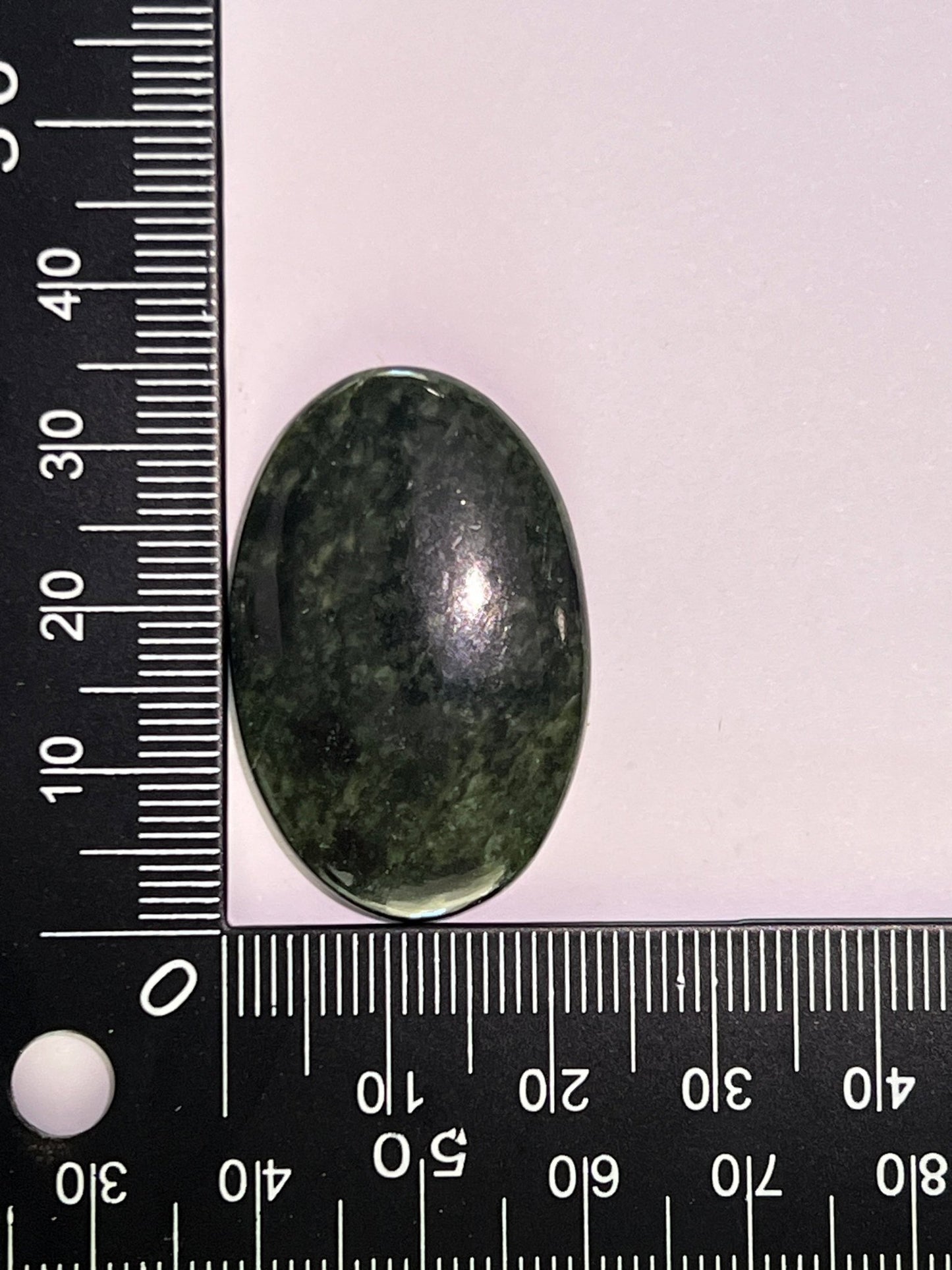 Jade Vert n°5 (3,4cm x 2,2cm) - Solyluna Macramé
