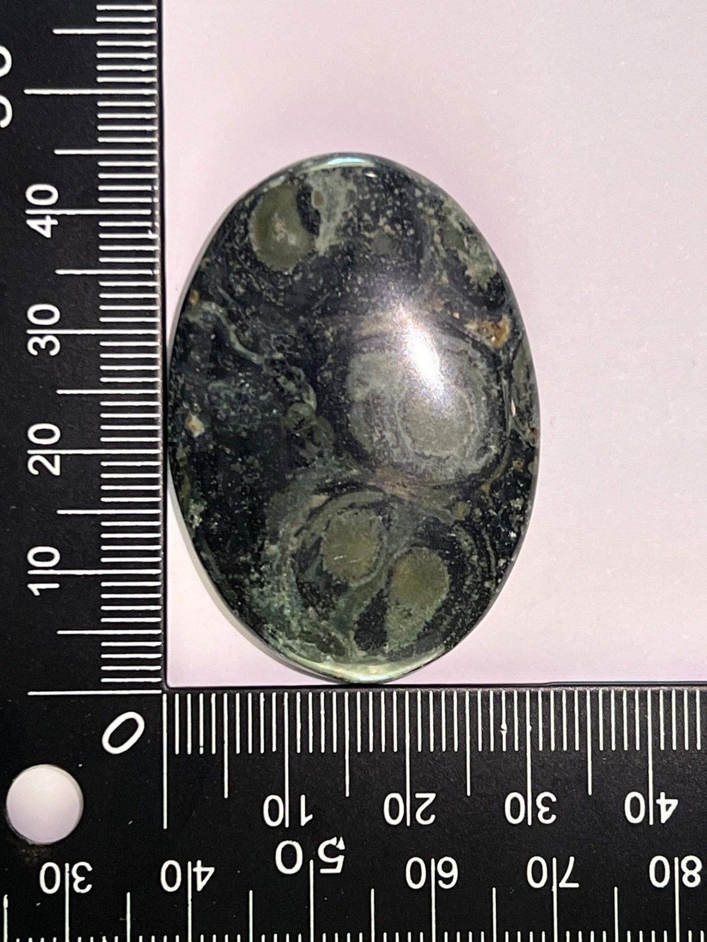 Jaspe Kambaba n°3 (4,4cm x 3cm) - Solyluna Macramé