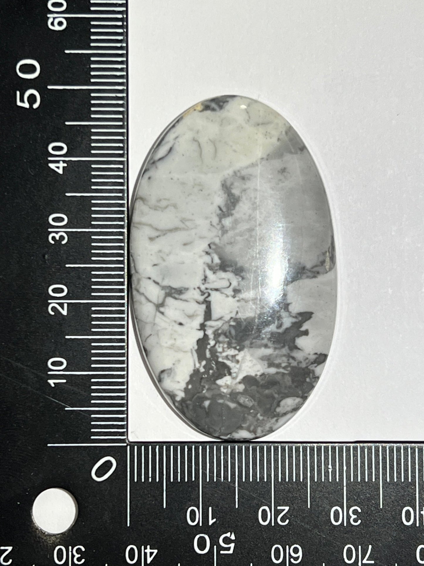 Jaspe Maligano n°3 (4,7cm x 2,8cm) - Solyluna Macramé