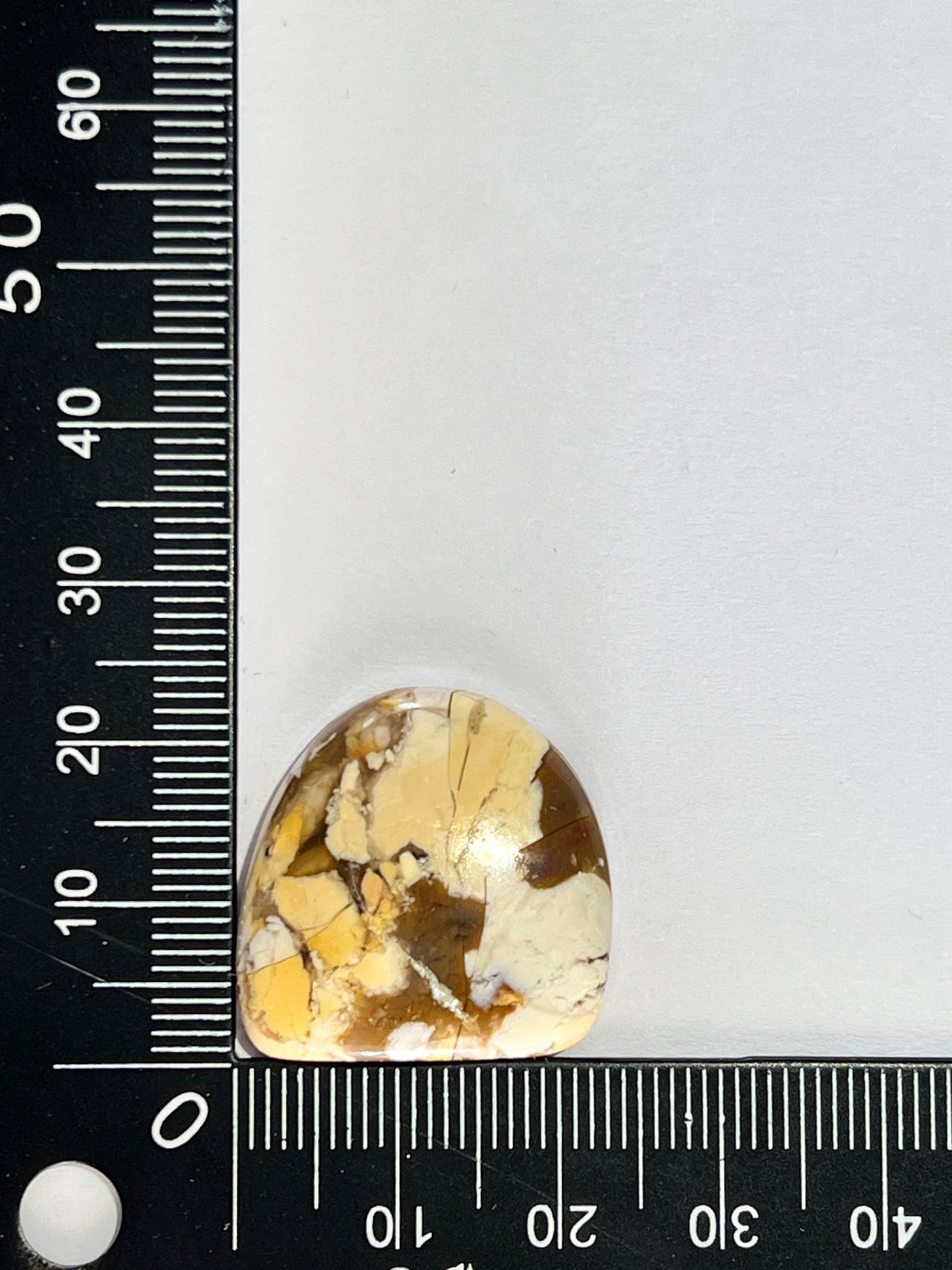 Jaspe Mokaïte Brechique n°5 (2,3cm x 2,2cm) - Solyluna Macramé