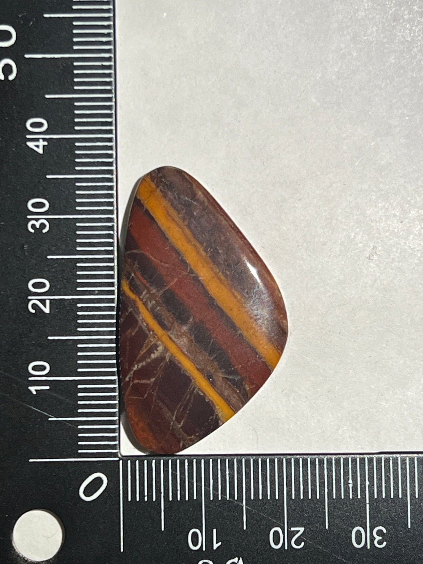 Jaspe Peau De Serpent n°2 (3,9cm x 3,6cm) (Copie) - Solyluna Macramé