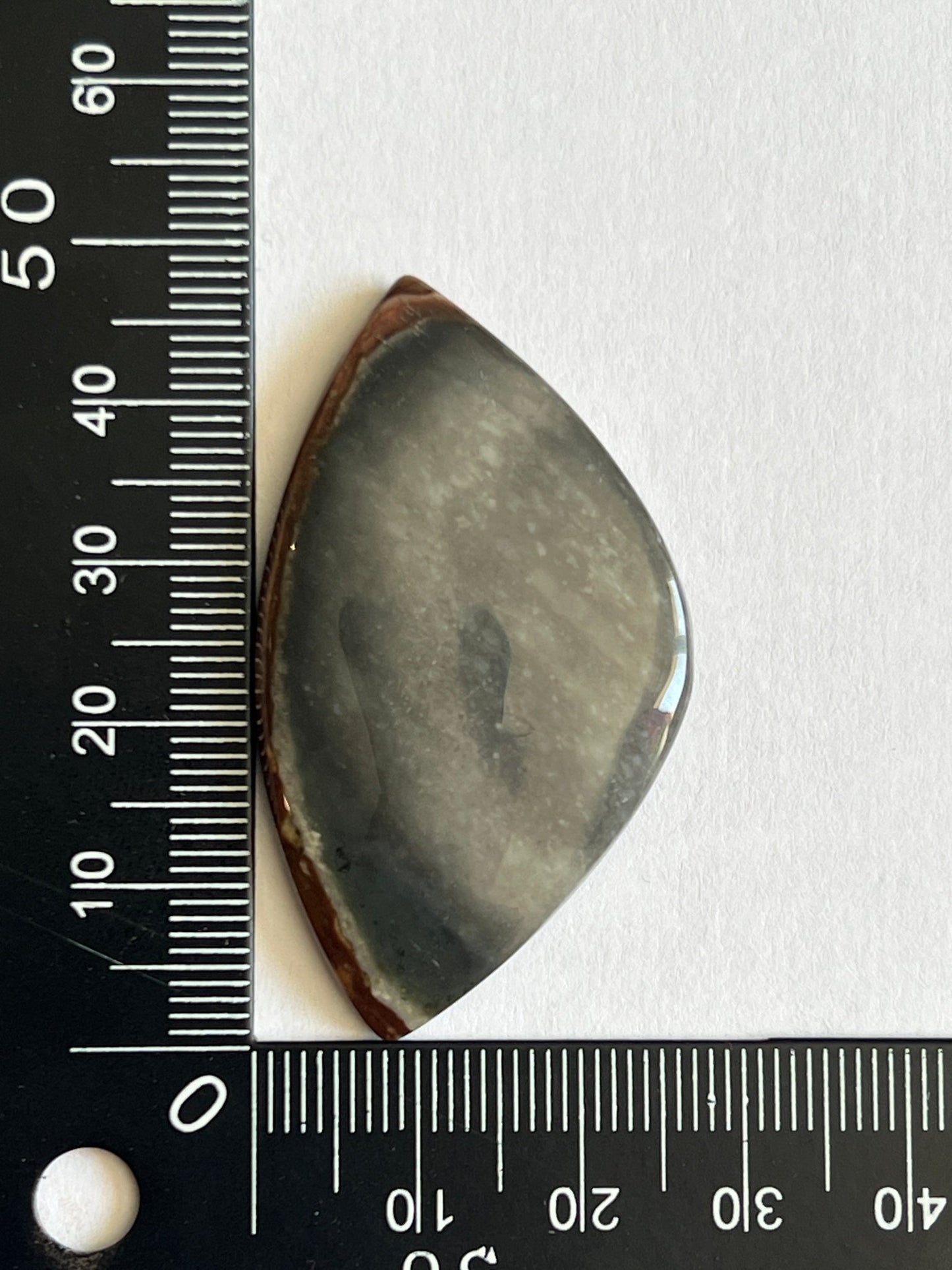 Jaspe Polychrome n°5 (4,8cm x 2,7cm) - Solyluna Macramé