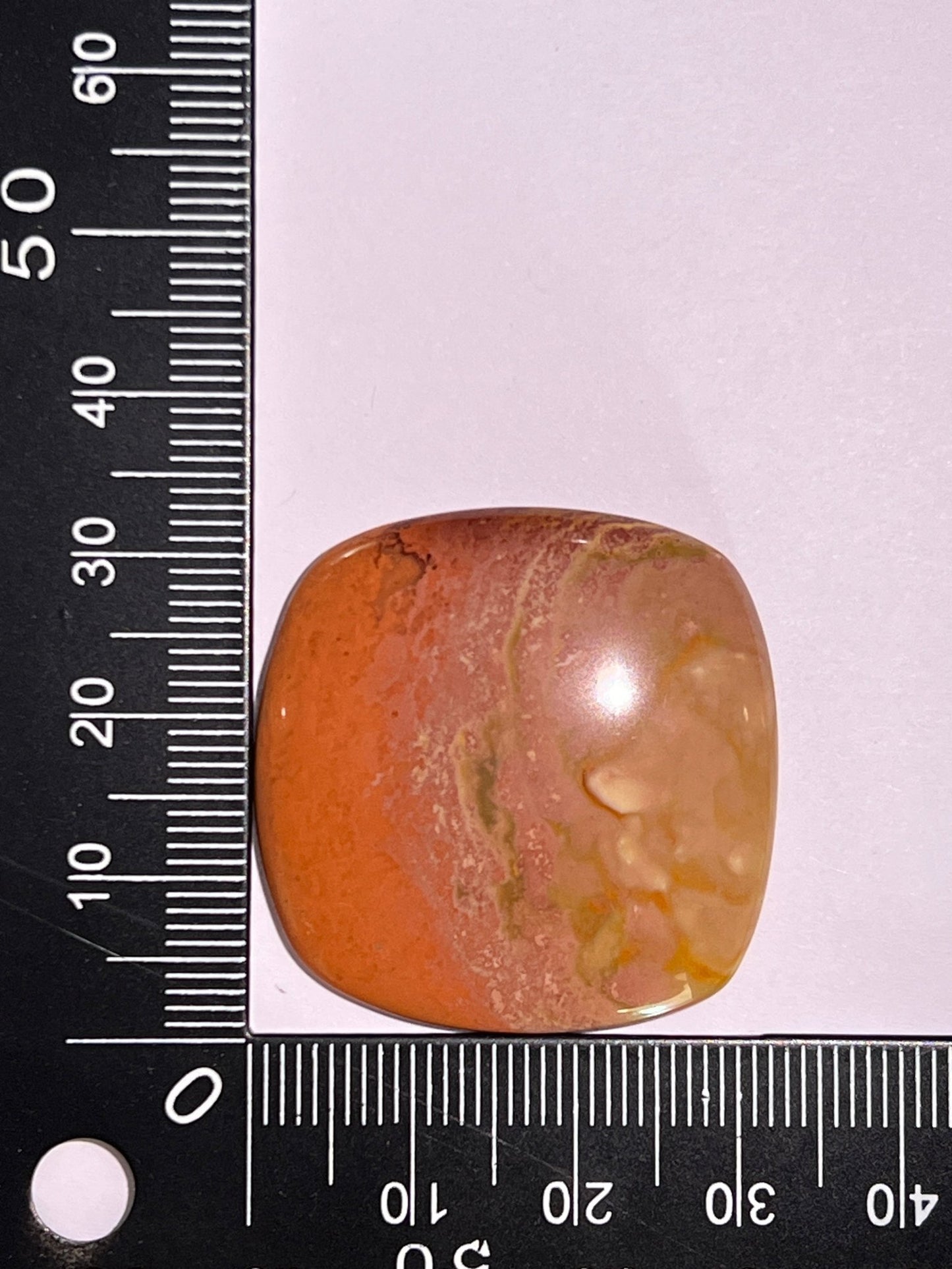 Jaspe Polychrome n°3 (3,2cm x 3,2cm) - Solyluna Macramé